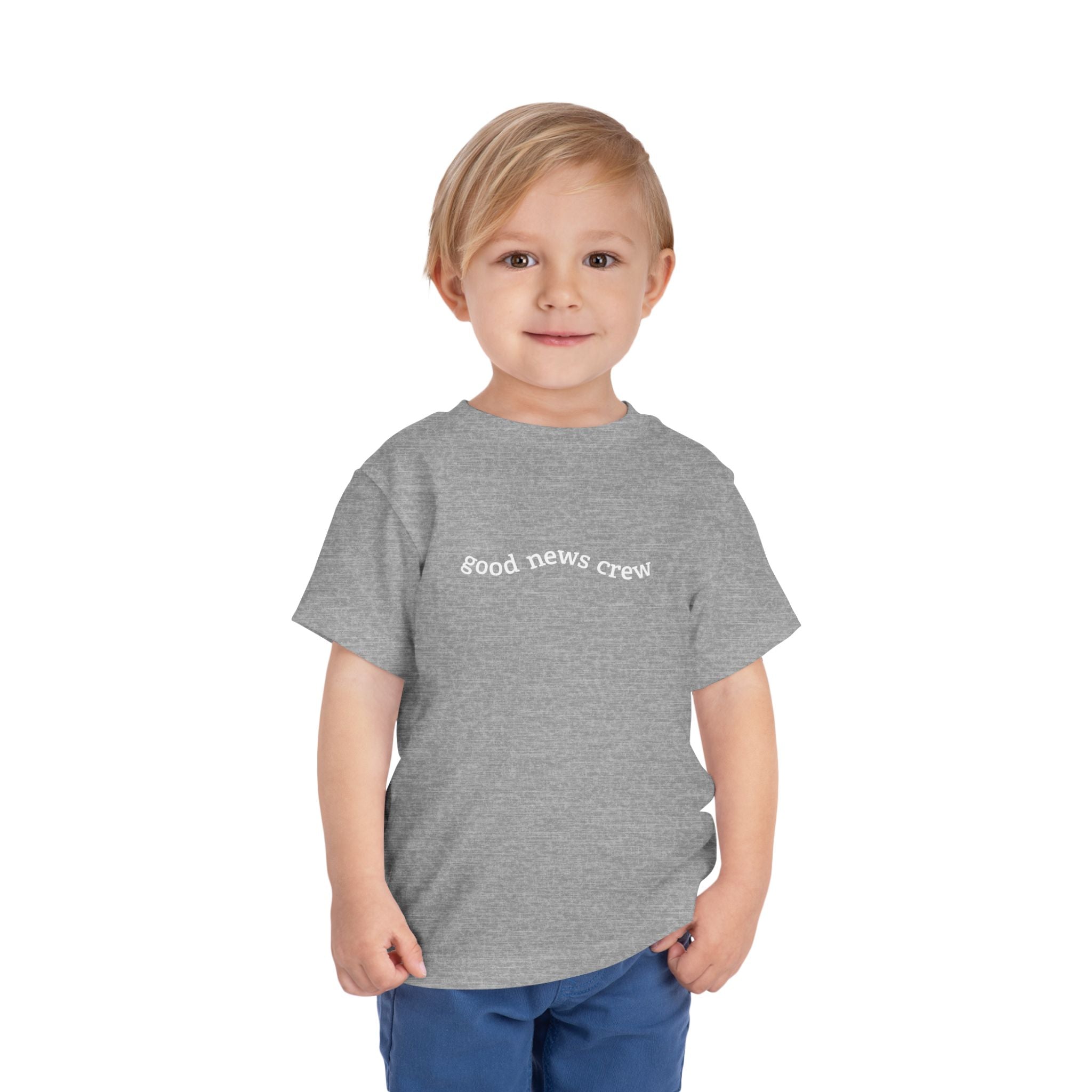 "Good News Crew" Toddler Short Sleeve Tee