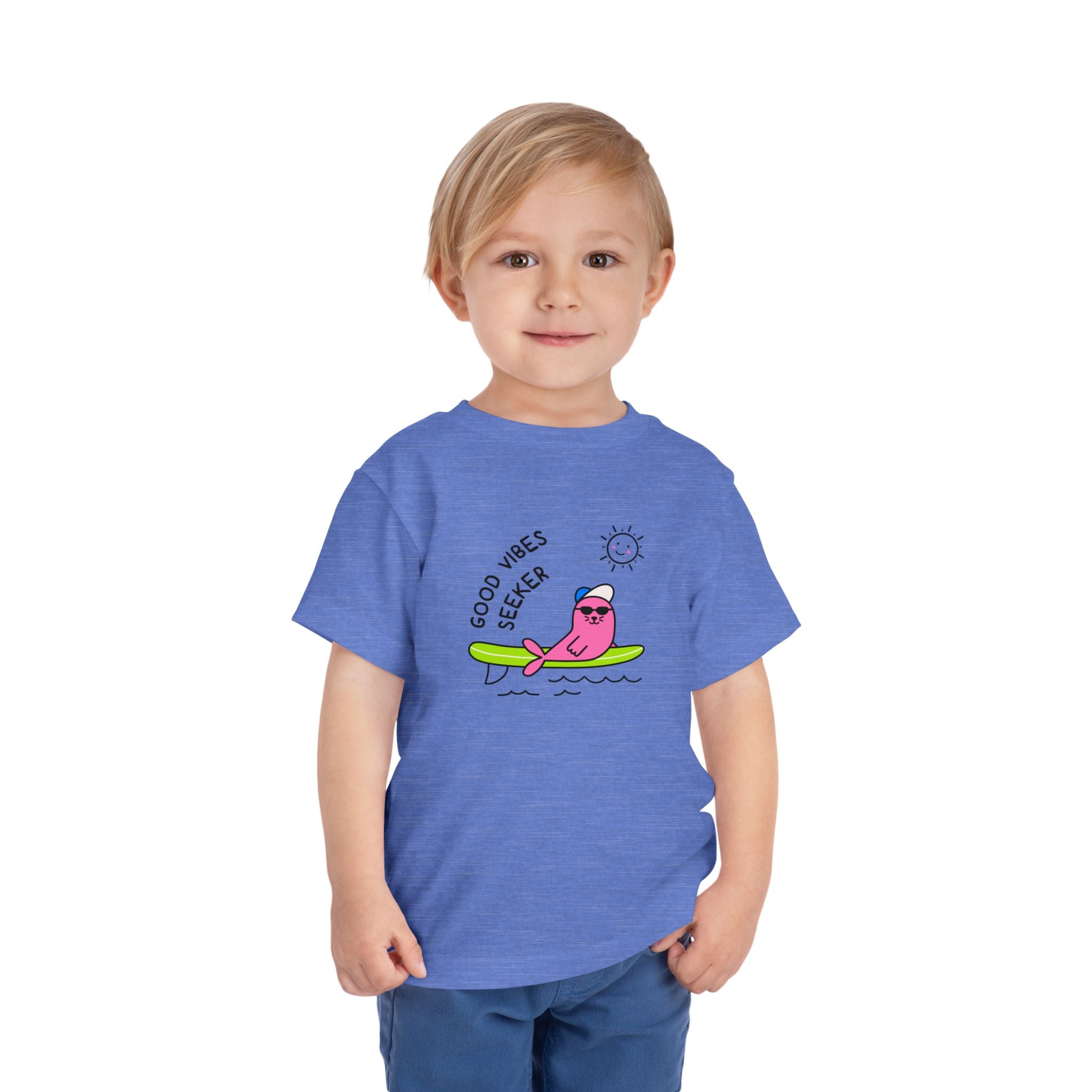 "Good Vibes Seeker" Toddler Tee