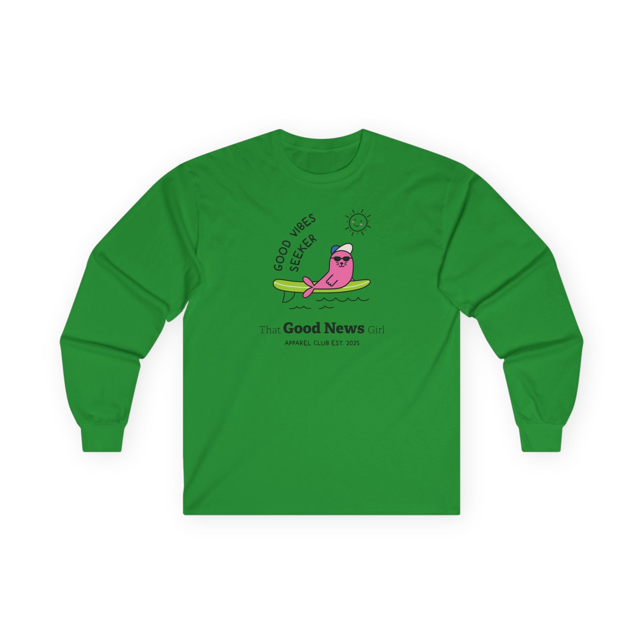 "Good Vibes Seeker" Unisex Long Sleeve Tee