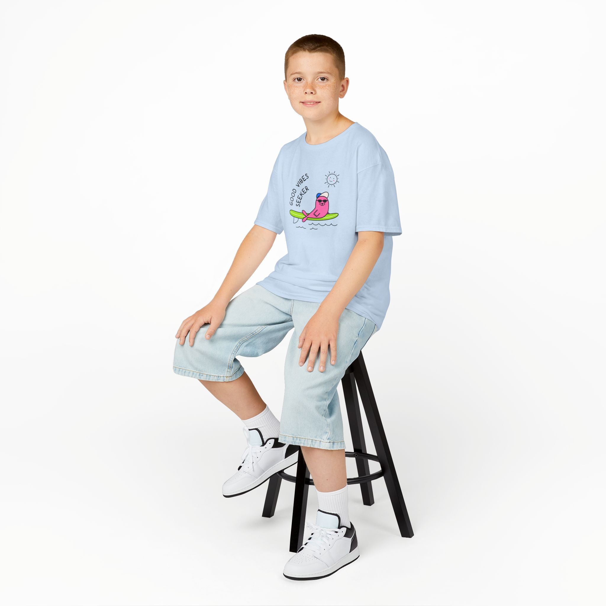 "Good Vibes Seeker" Kids Tee