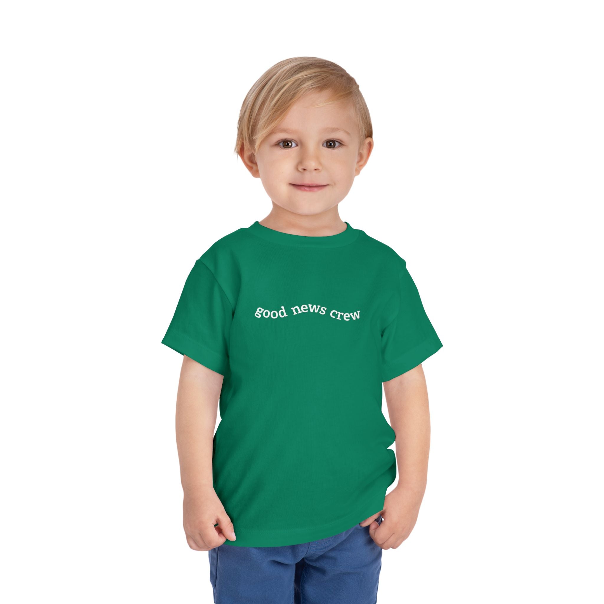 "Good News Crew" Toddler Short Sleeve Tee