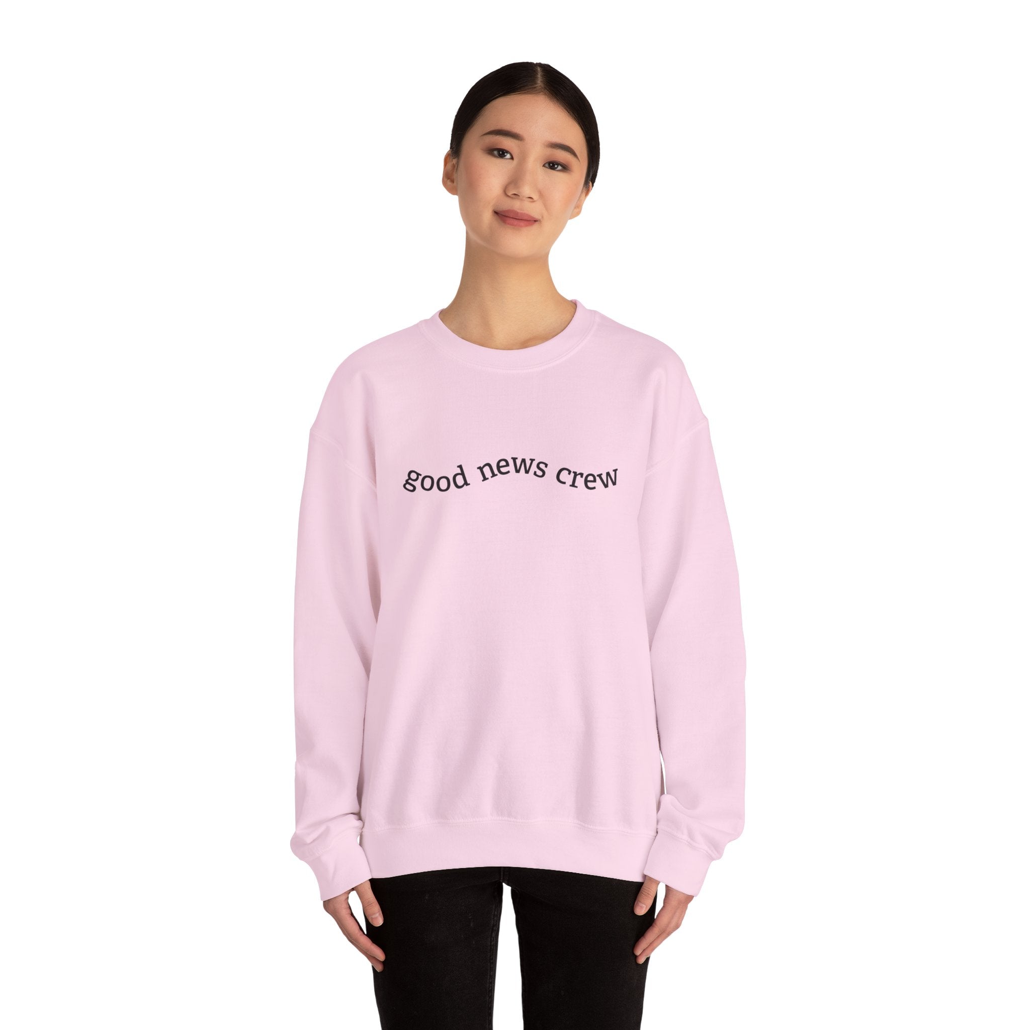 "Good News Crew" Unisex Crewneck Sweatshirt