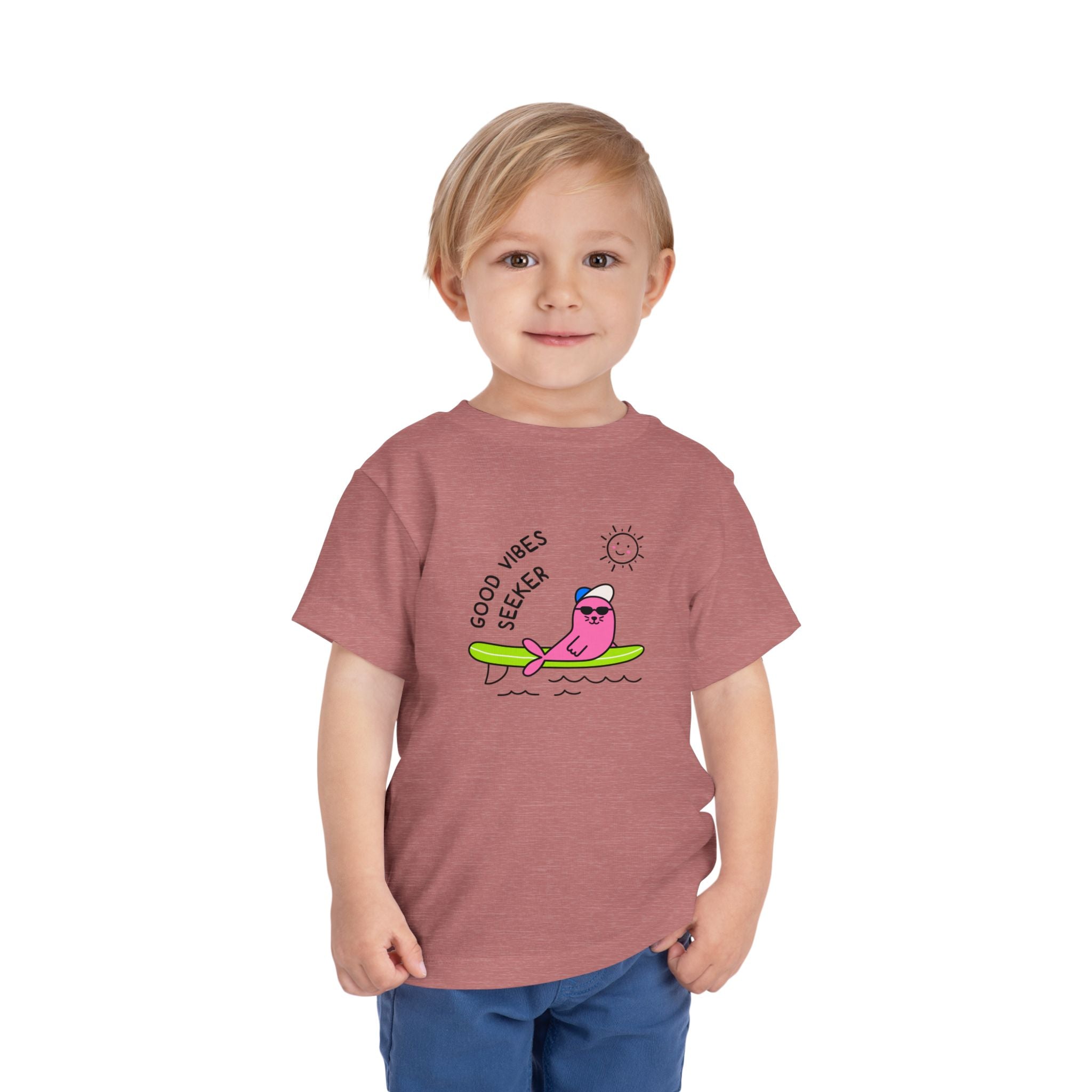 "Good Vibes Seeker" Toddler Tee