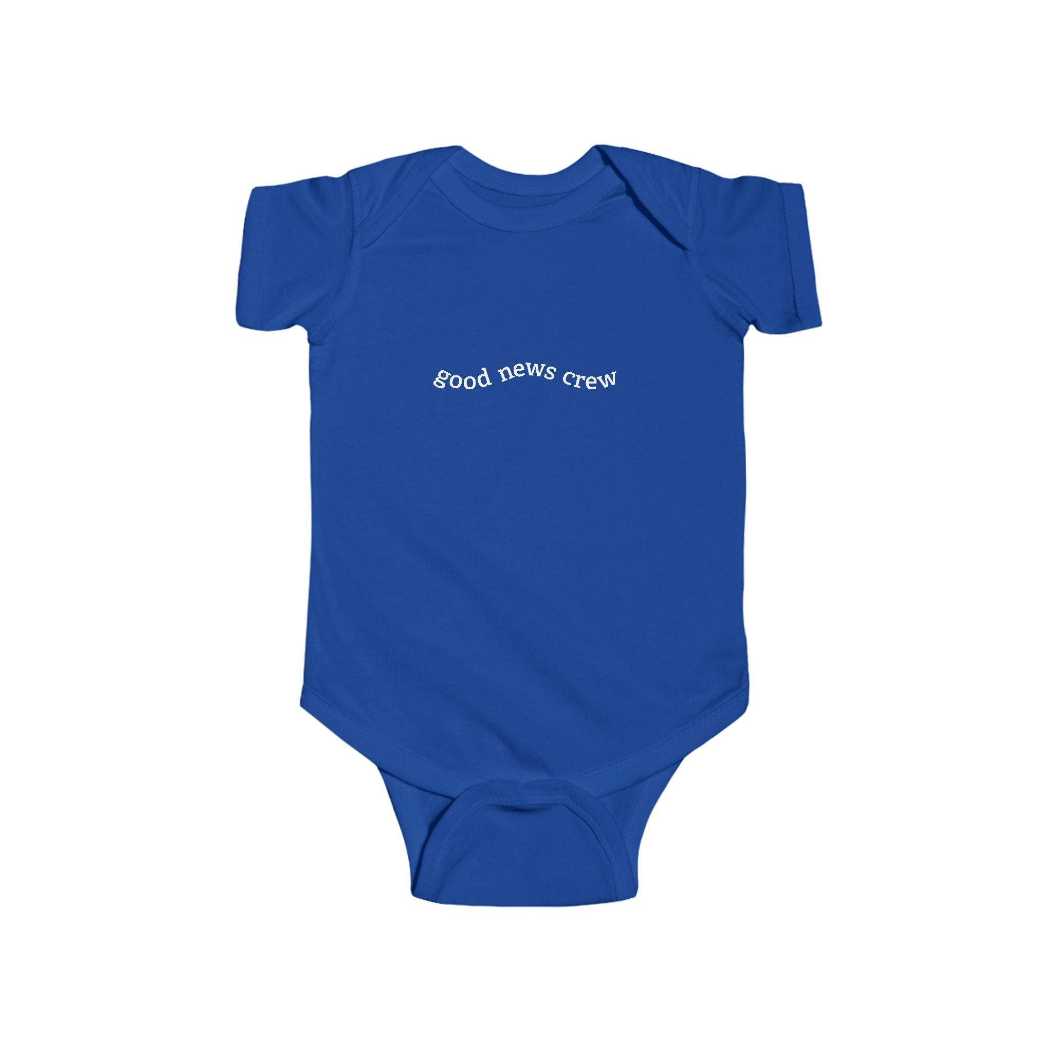 "Good News Crew" Baby Jersey Bodysuit