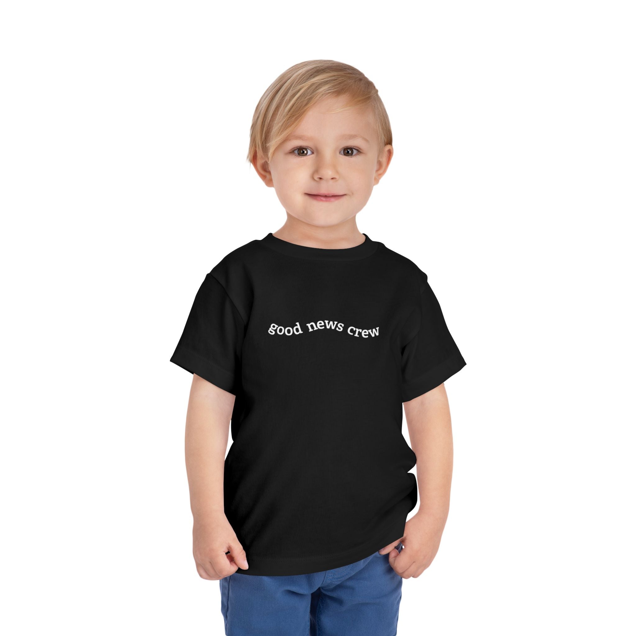 "Good News Crew" Toddler Short Sleeve Tee