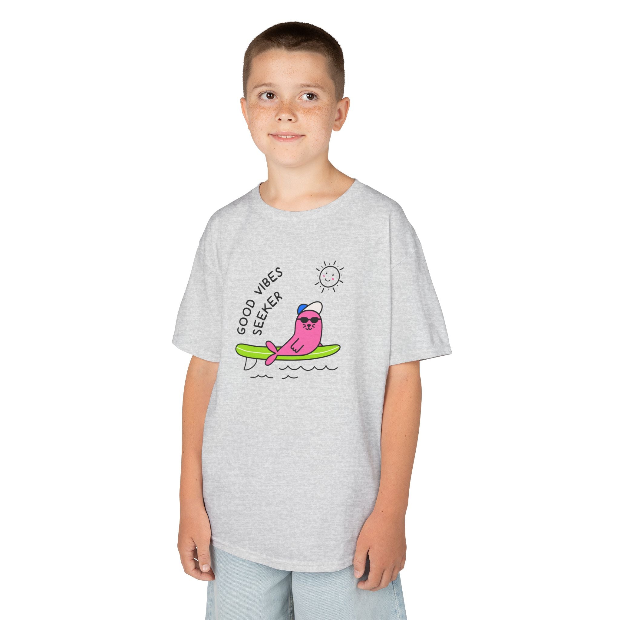"Good Vibes Seeker" Kids Tee