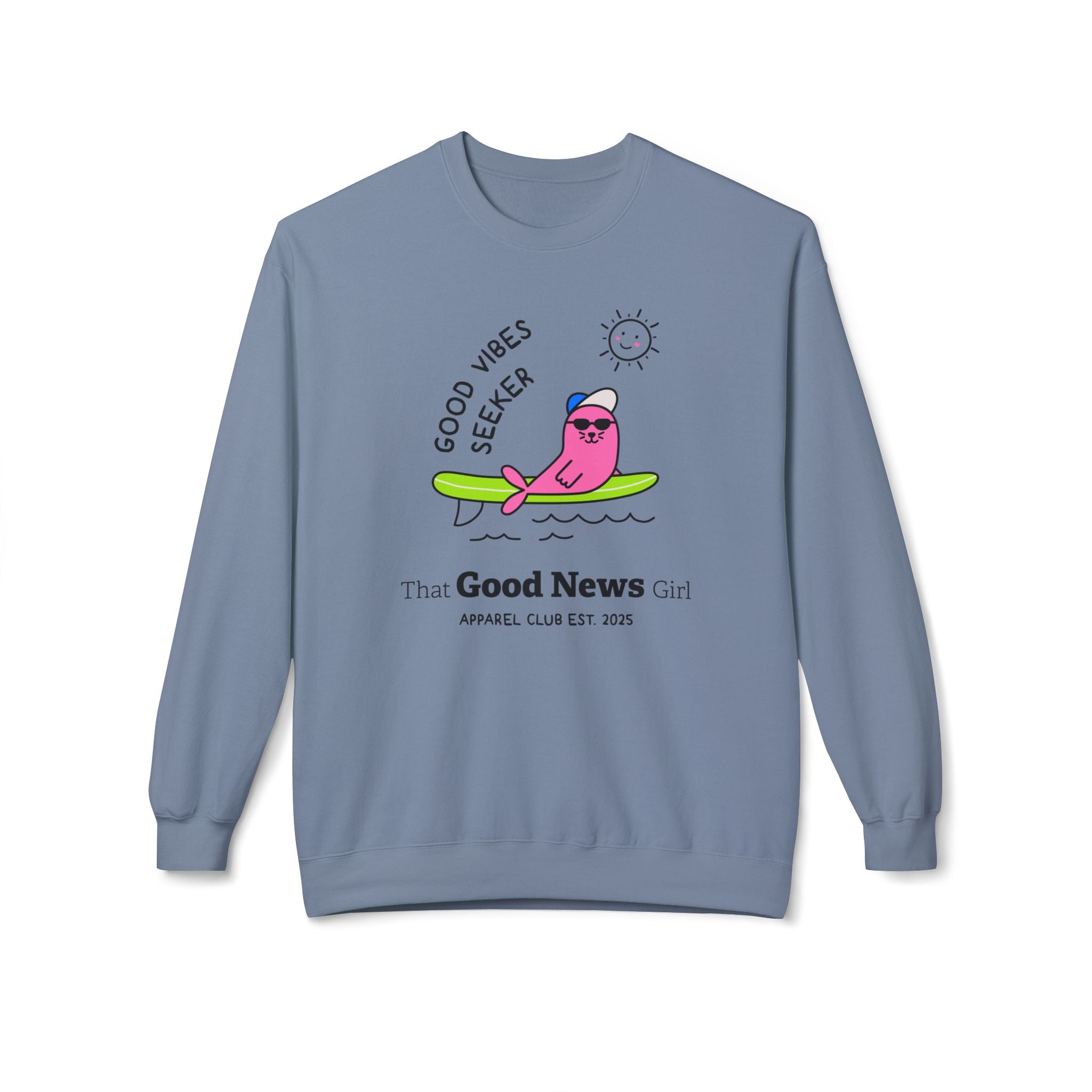 "Good Vibes Seeker" Unisex Crewneck