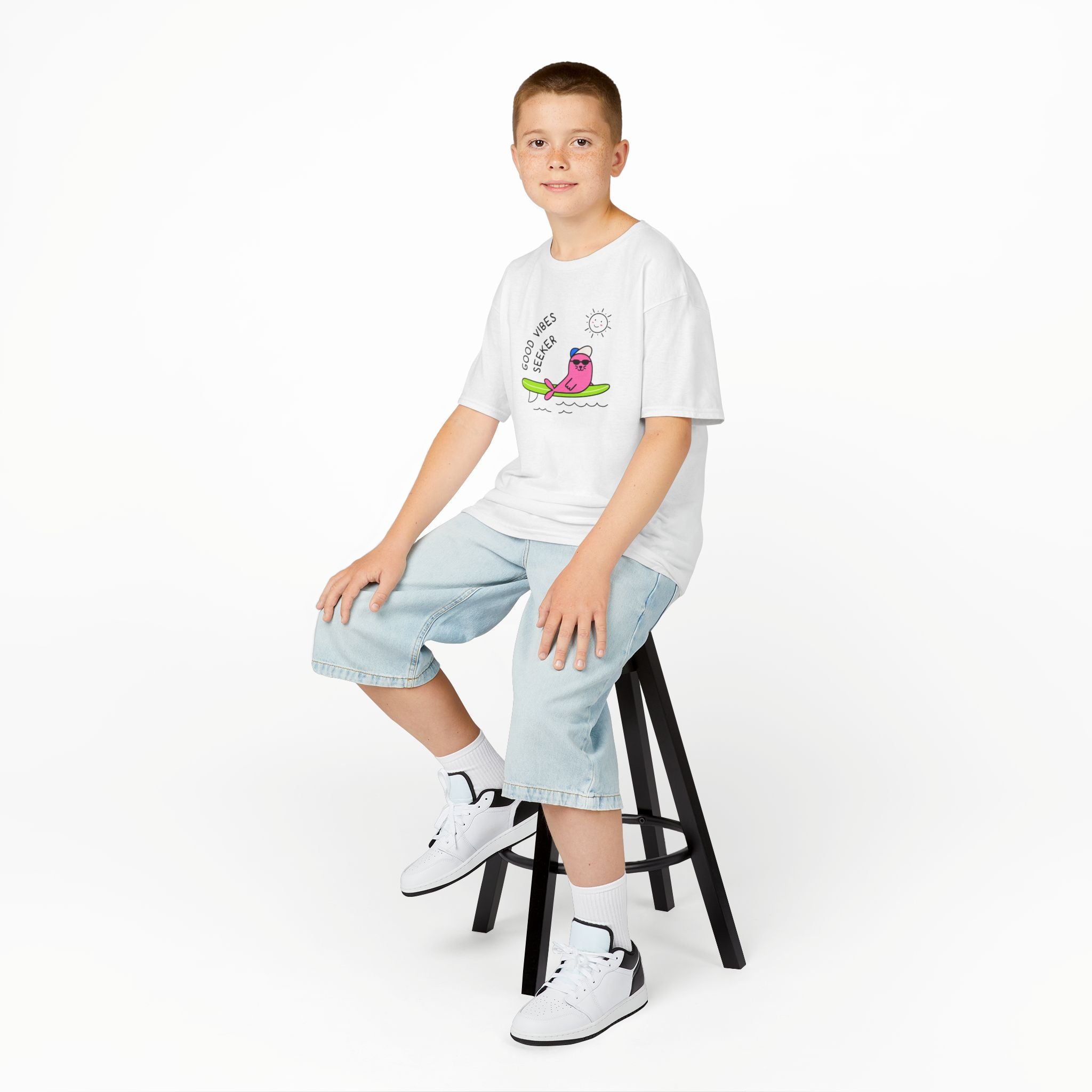 "Good Vibes Seeker" Kids Tee