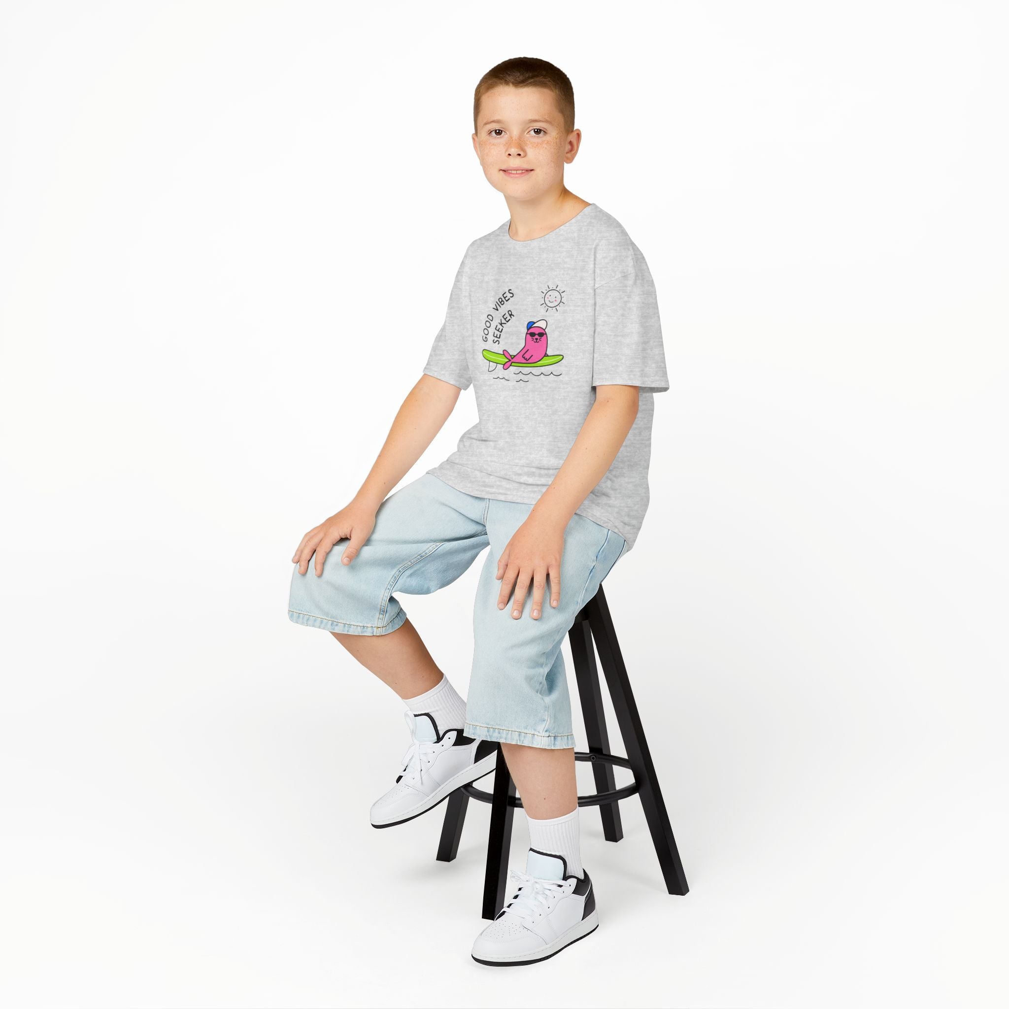 "Good Vibes Seeker" Kids Tee