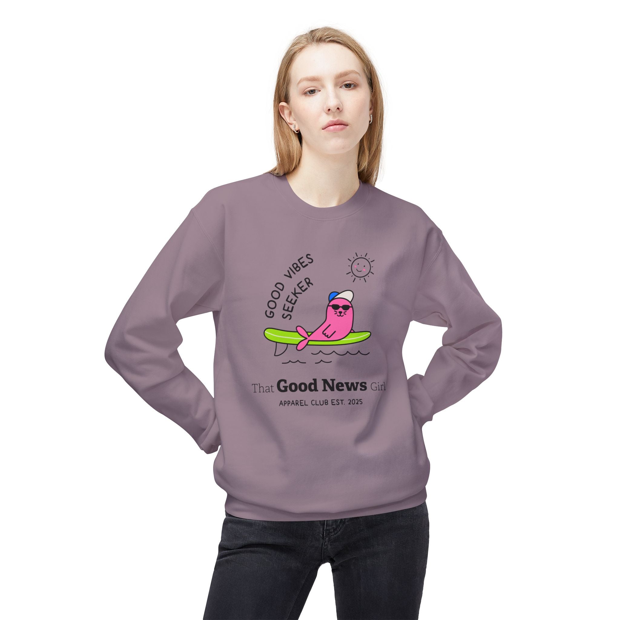 "Good Vibes Seeker" Unisex Crewneck