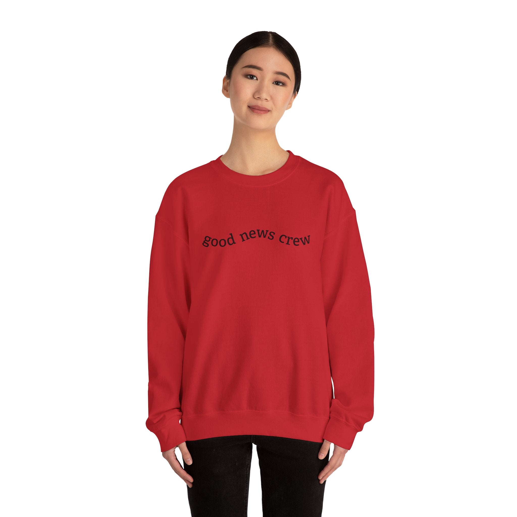"Good News Crew" Unisex Crewneck Sweatshirt