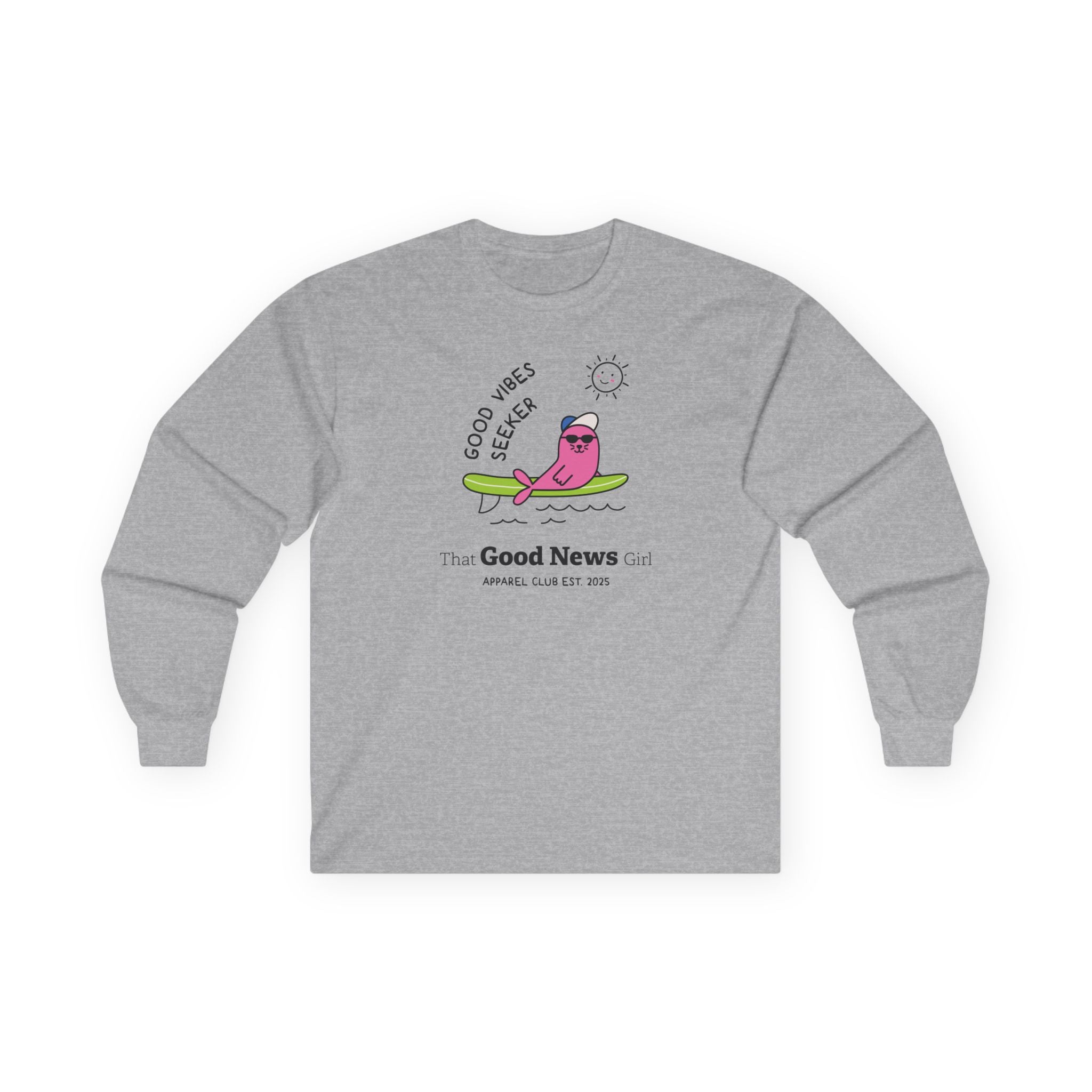 "Good Vibes Seeker" Unisex Long Sleeve Tee