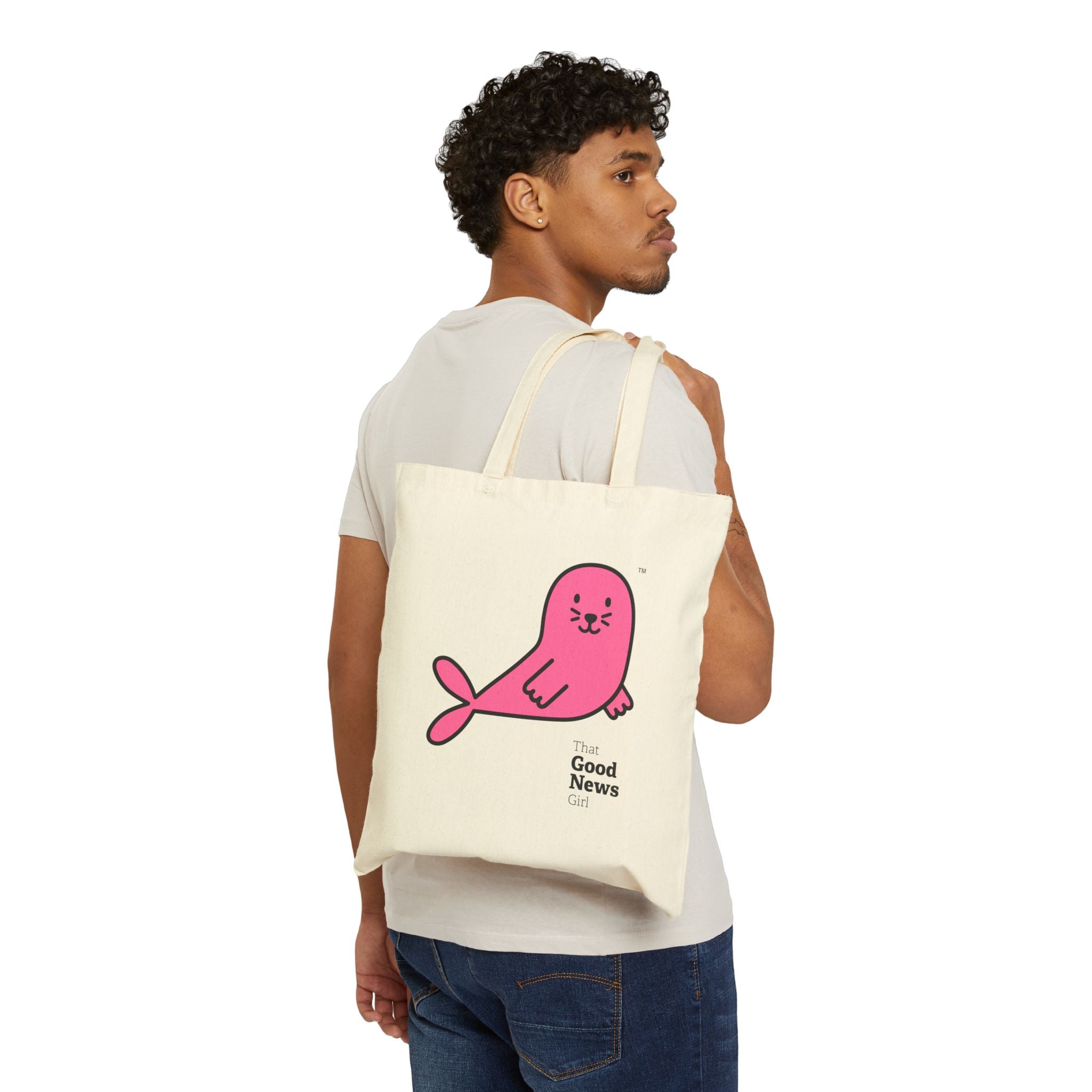 That Good News Girl Canvas Tote Bag