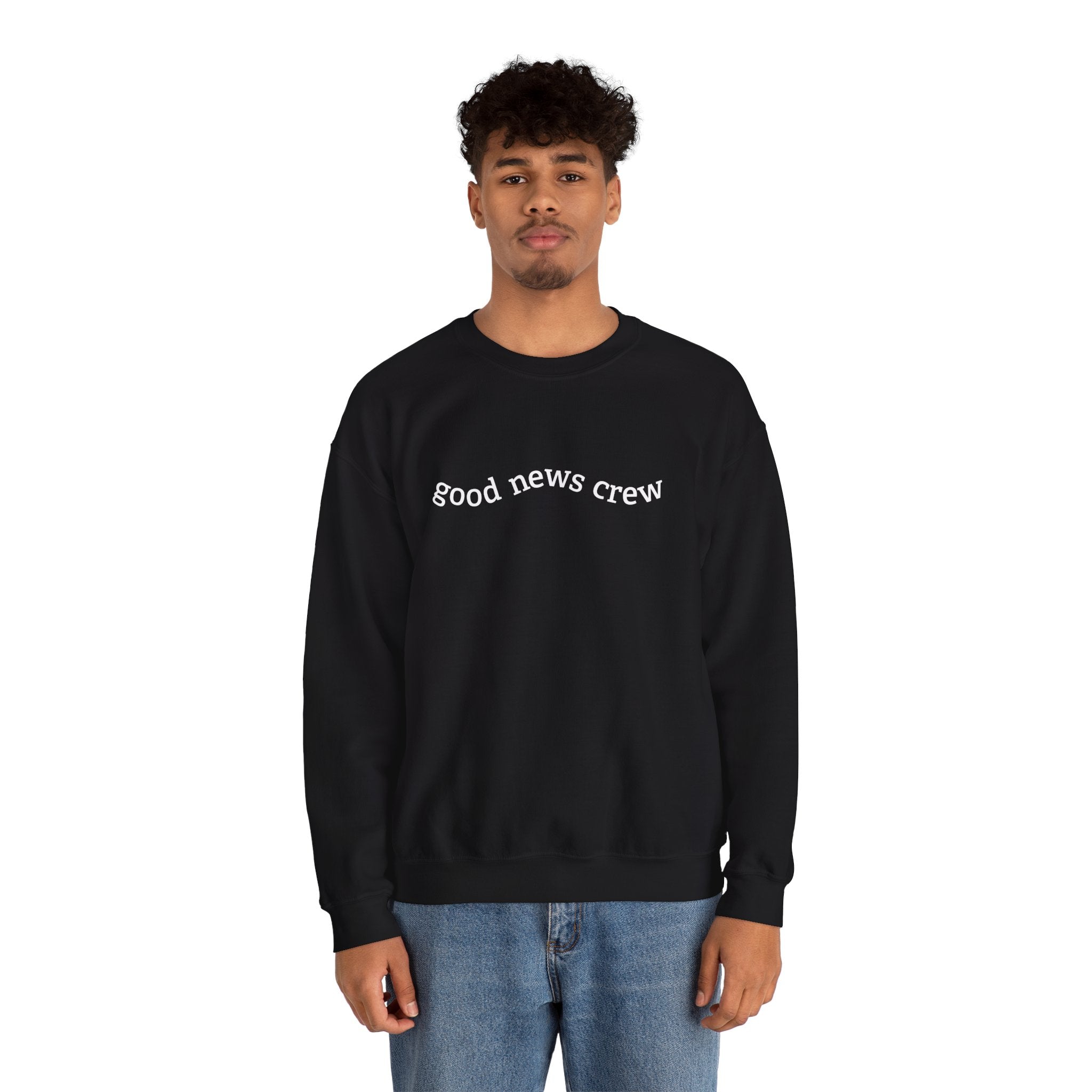 "Good News Crew" Unisex Crewneck Sweatshirt