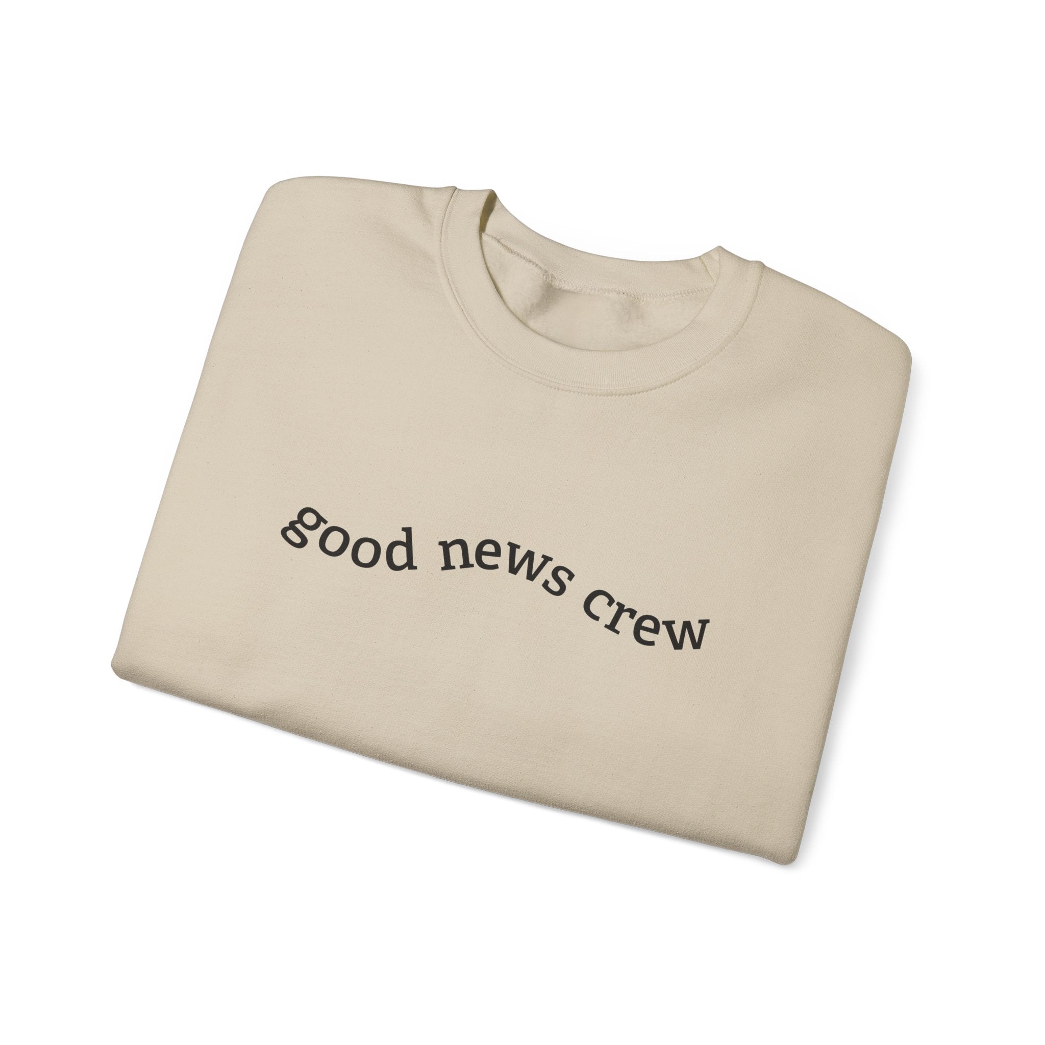 "Good News Crew" Unisex Crewneck Sweatshirt