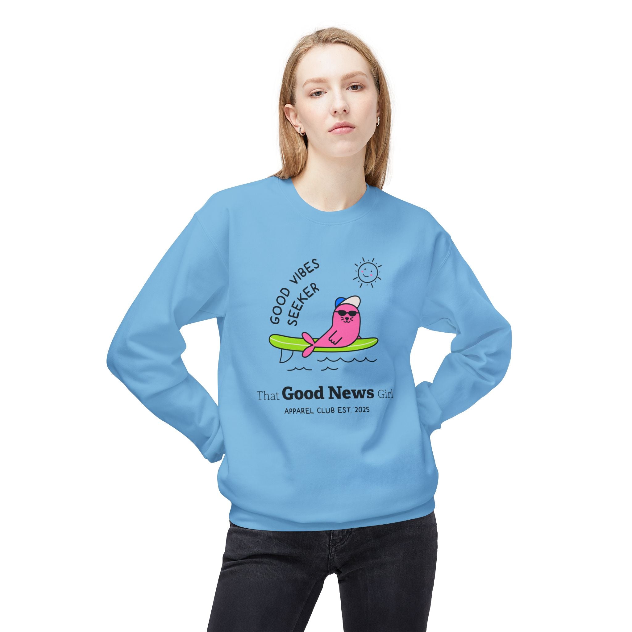 "Good Vibes Seeker" Unisex Crewneck