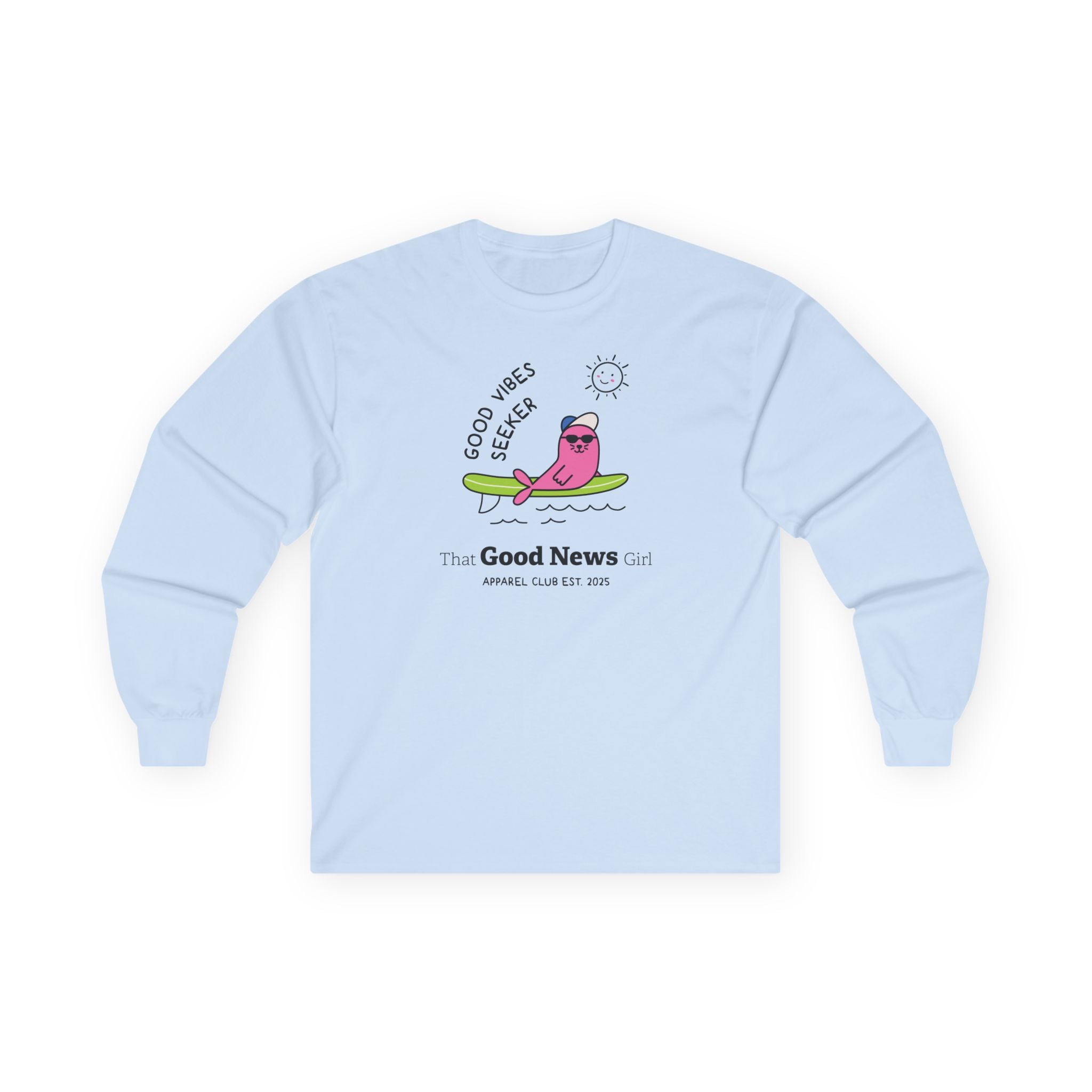 "Good Vibes Seeker" Unisex Long Sleeve Tee