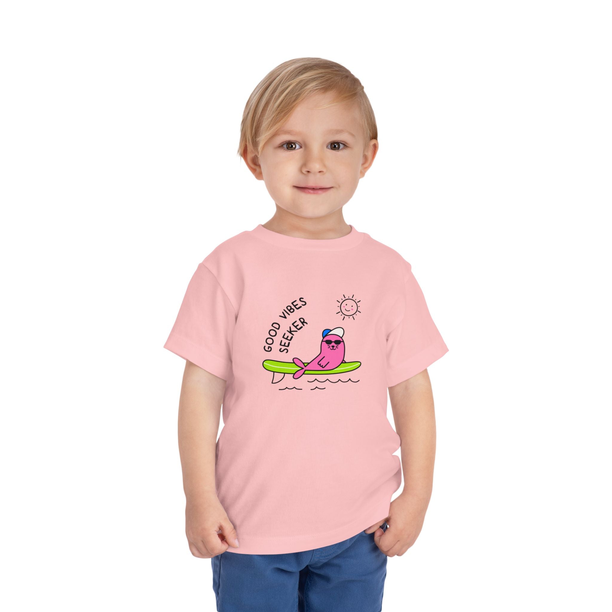 "Good Vibes Seeker" Toddler Tee