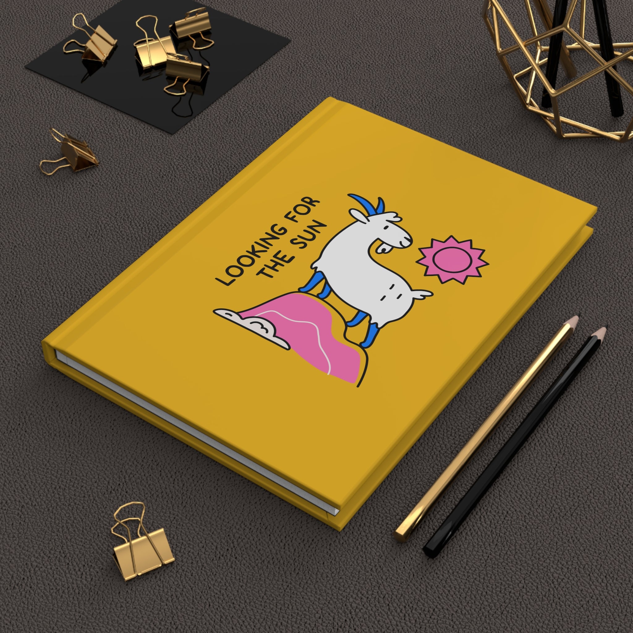 "Looking for the Sun" Hardcover Journal