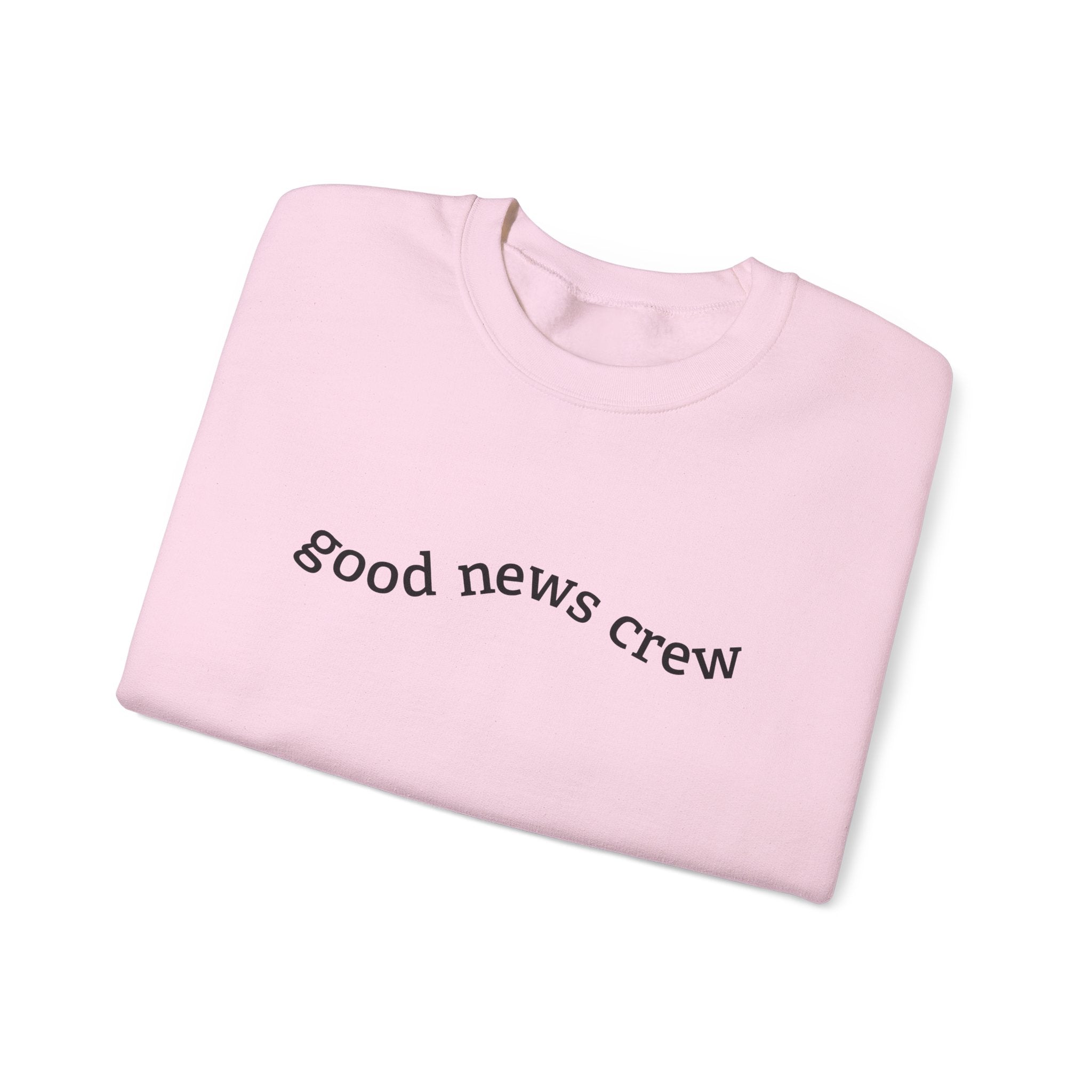 "Good News Crew" Unisex Crewneck Sweatshirt