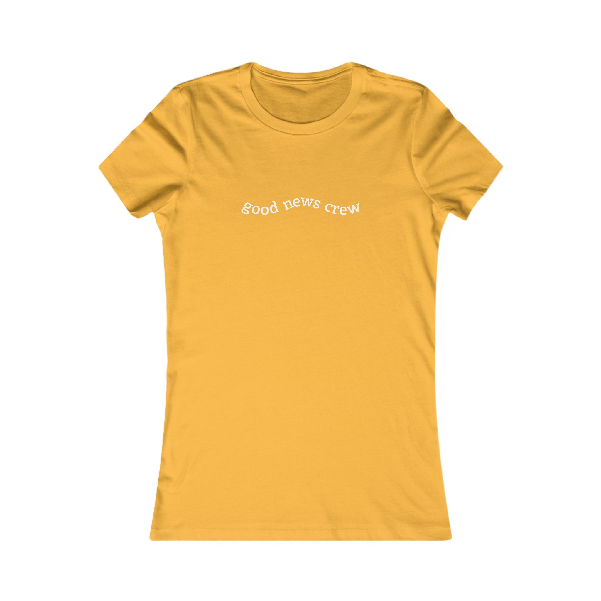 "Good News Crew" Women's Fitted Tee