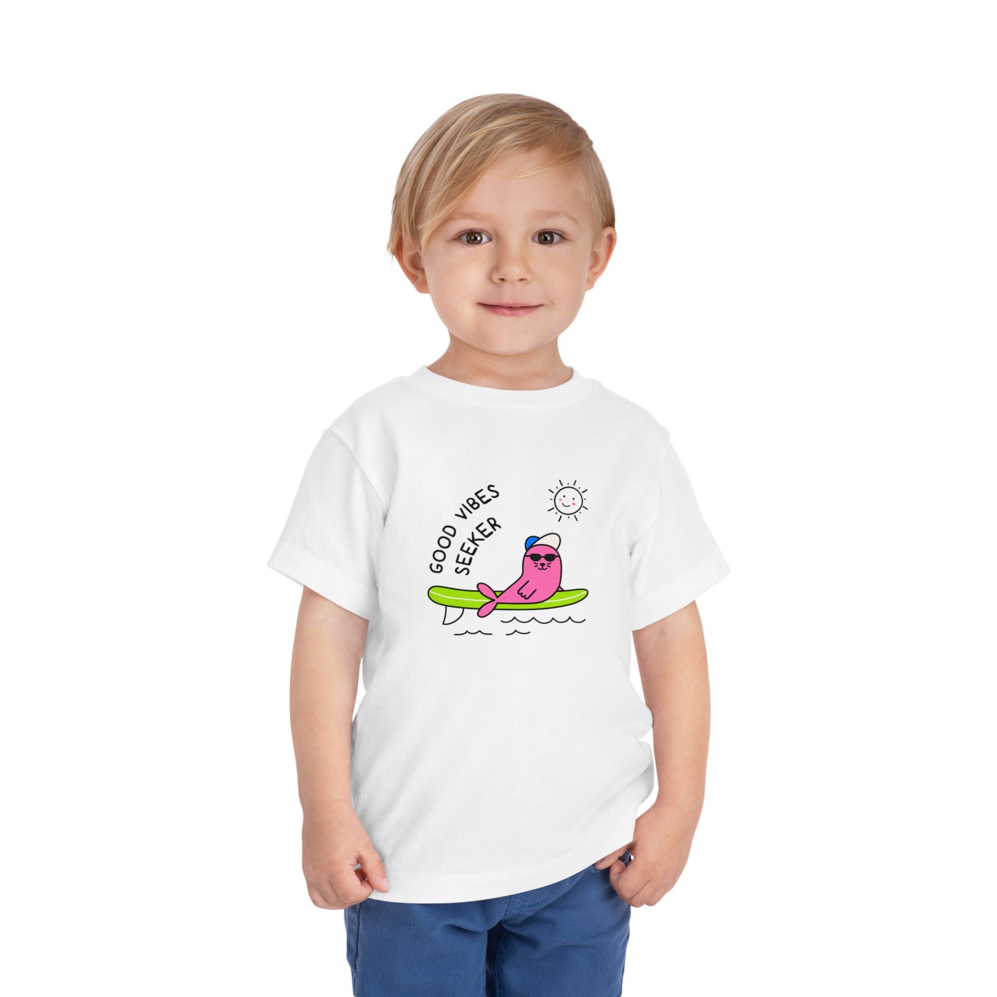 "Good Vibes Seeker" Toddler Tee