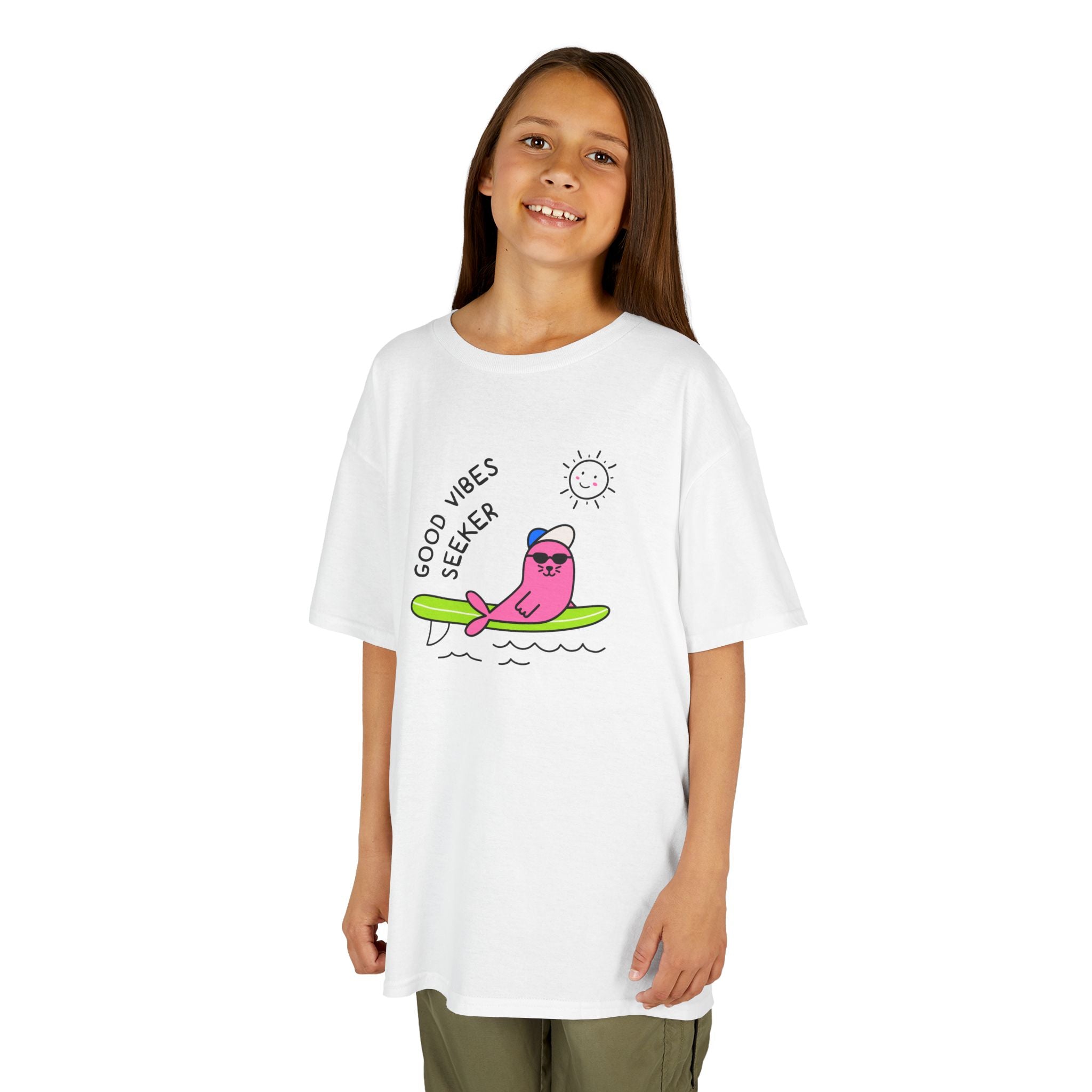 "Good Vibes Seeker" Kids Tee