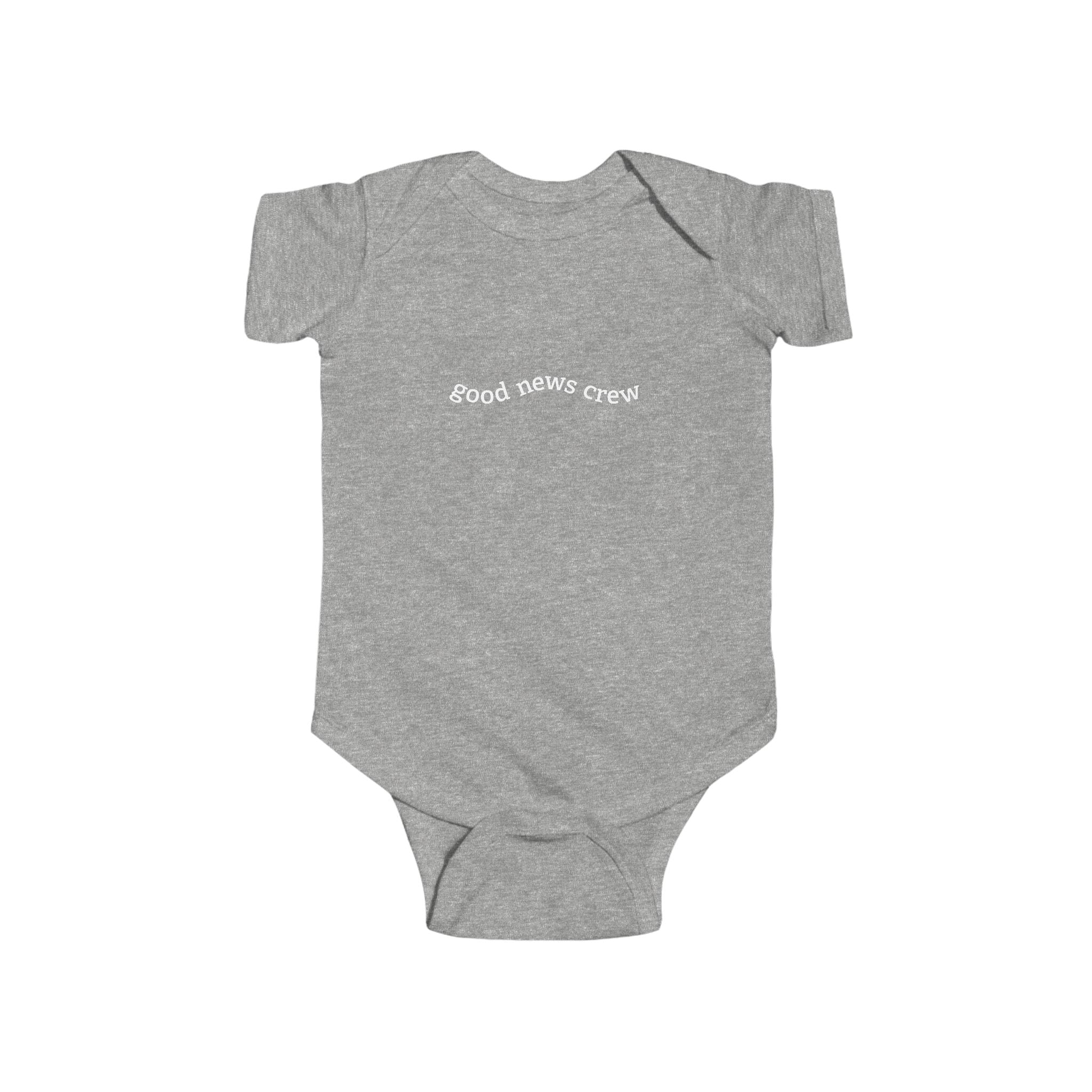"Good News Crew" Baby Jersey Bodysuit