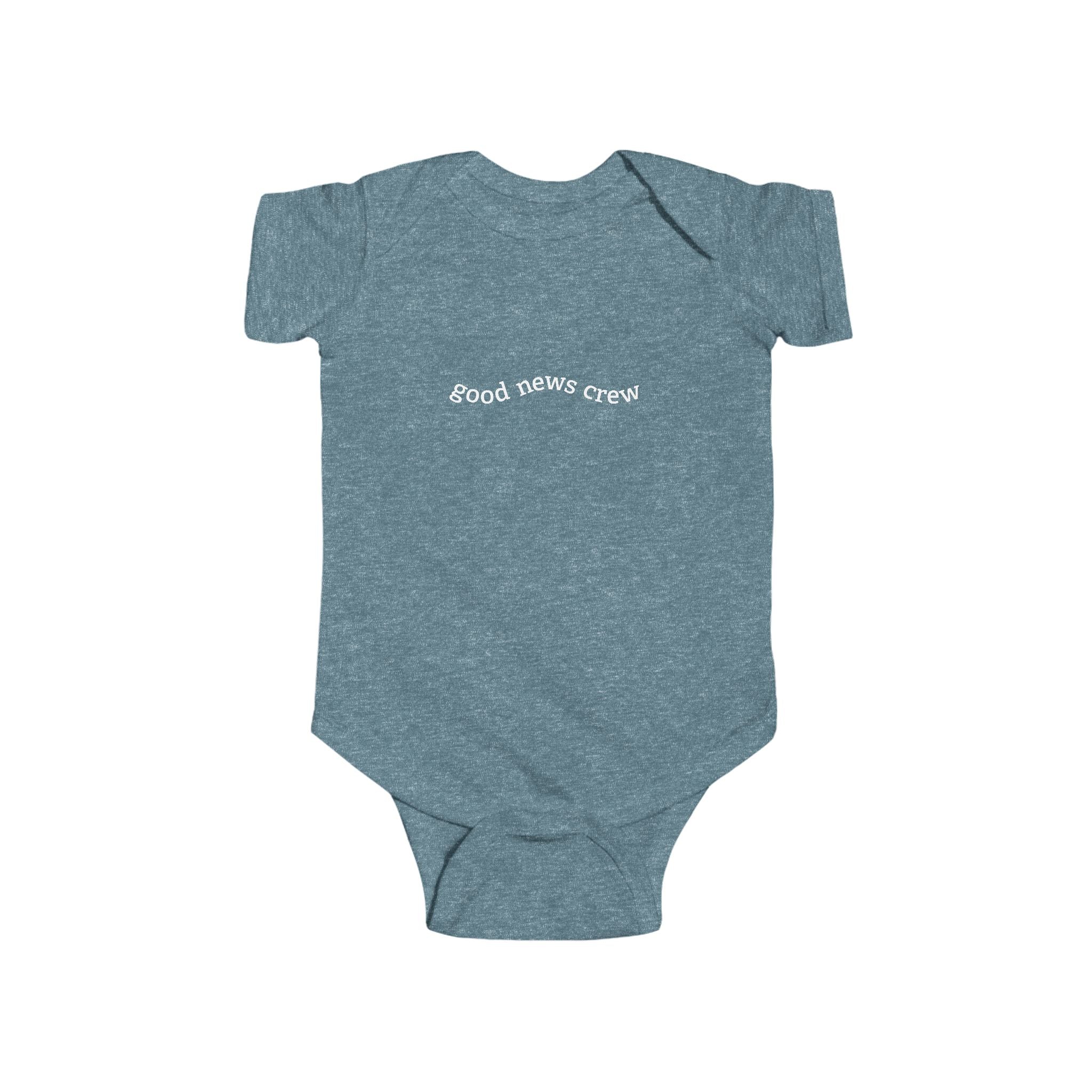 "Good News Crew" Baby Jersey Bodysuit