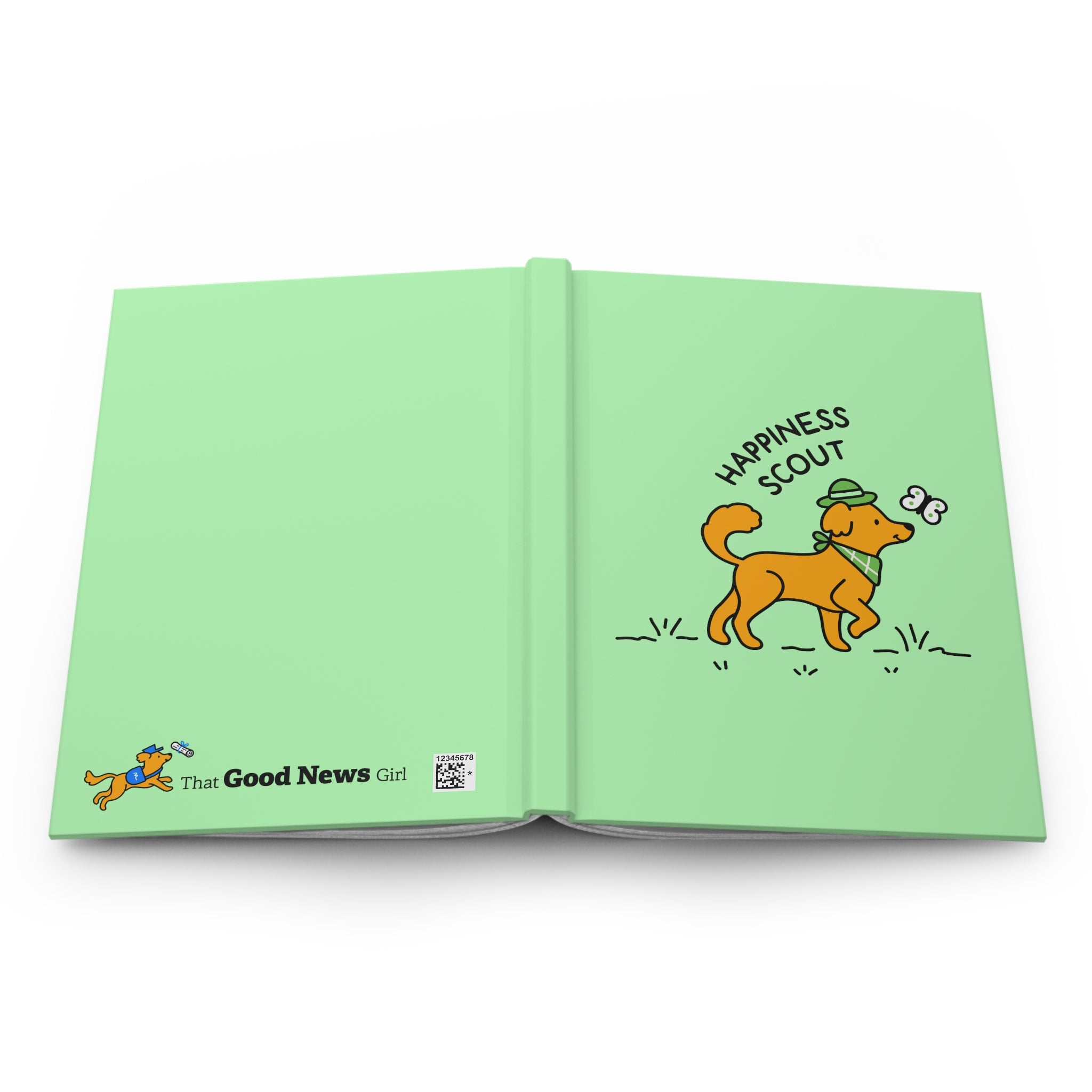 "Happiness Scout" Hardcover Journal