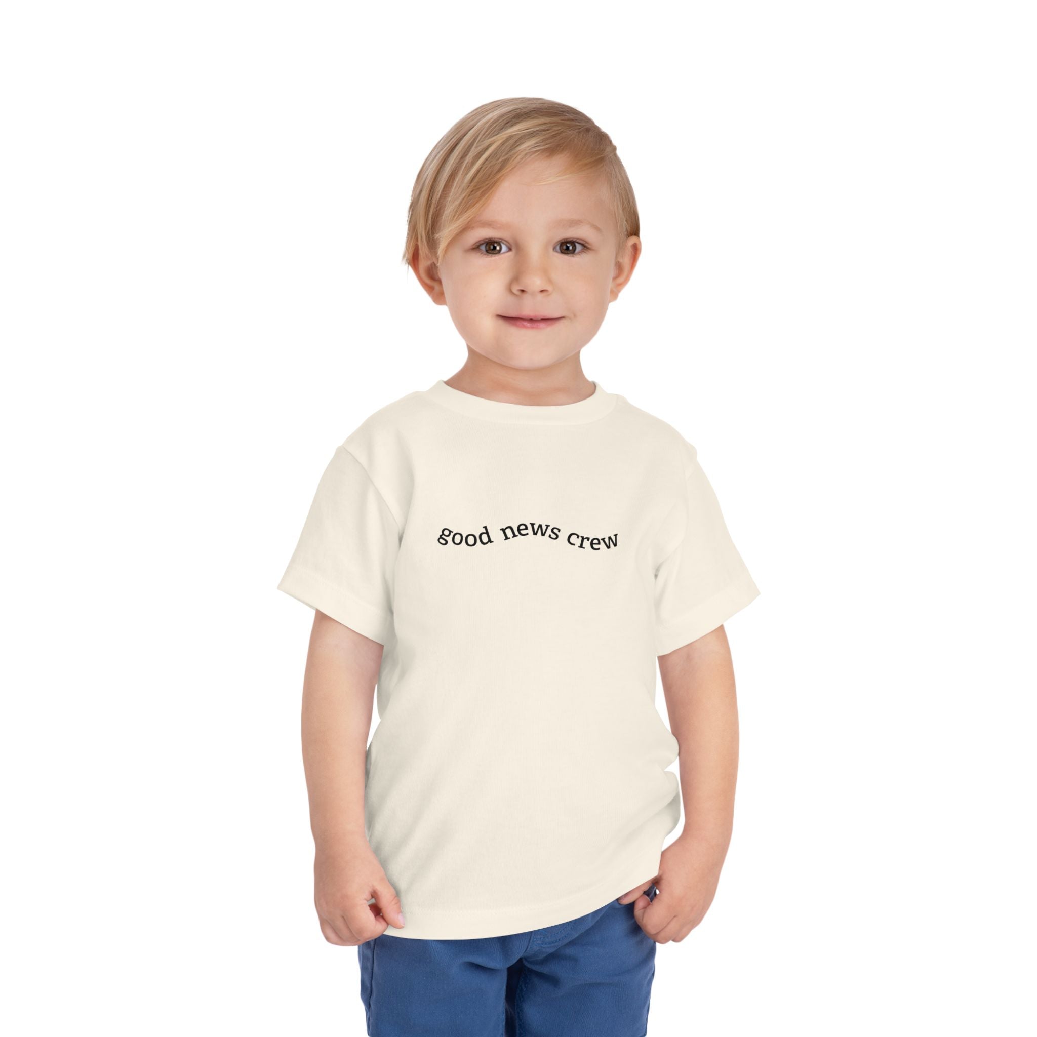 "Good News Crew" Toddler Short Sleeve Tee