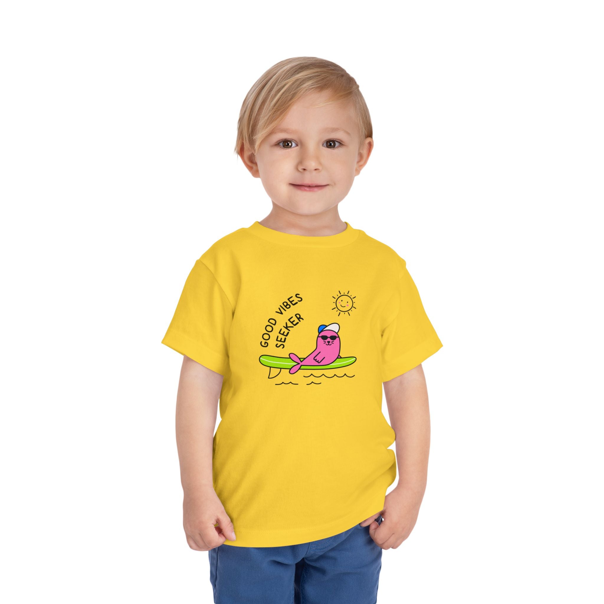 "Good Vibes Seeker" Toddler Tee