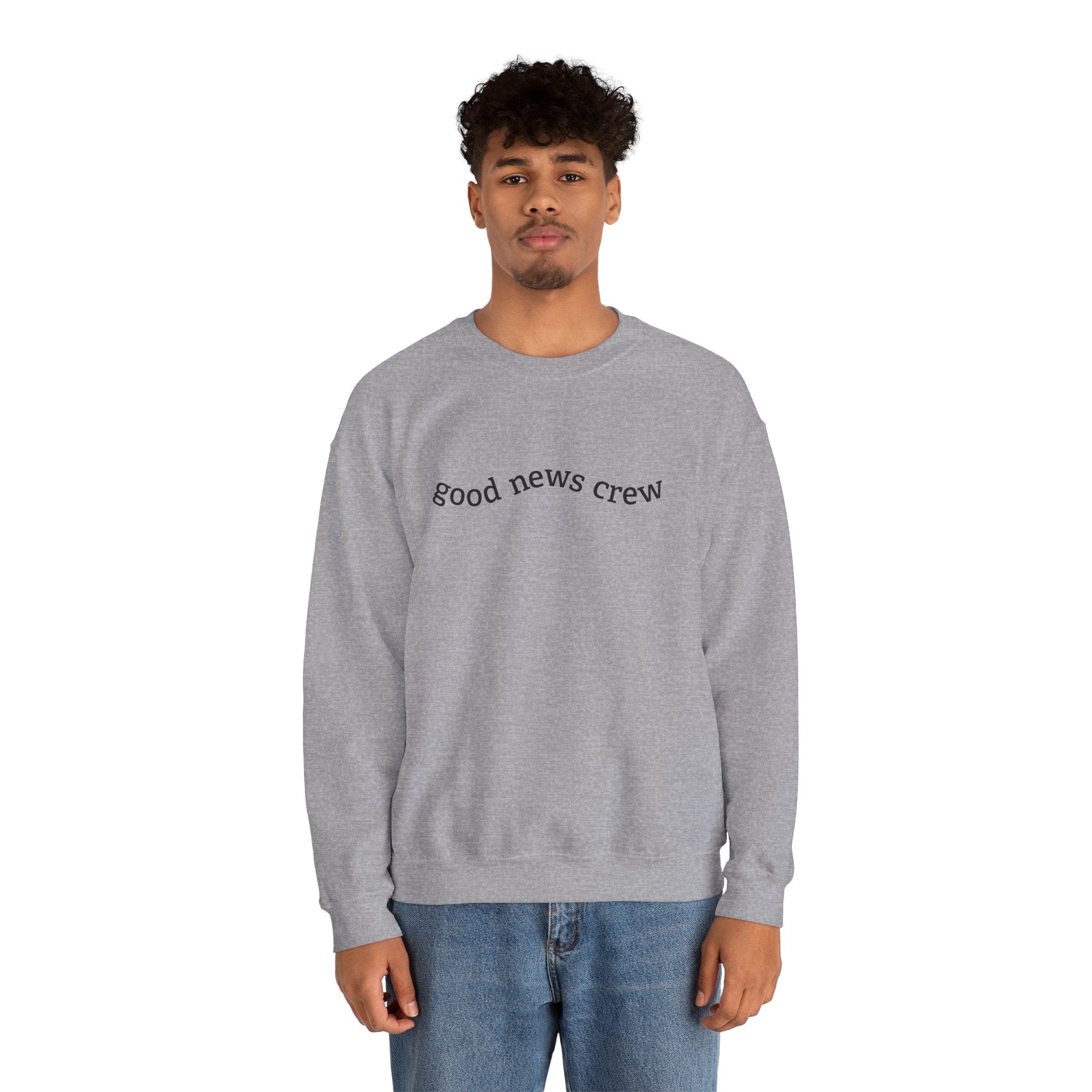"Good News Crew" Unisex Crewneck Sweatshirt