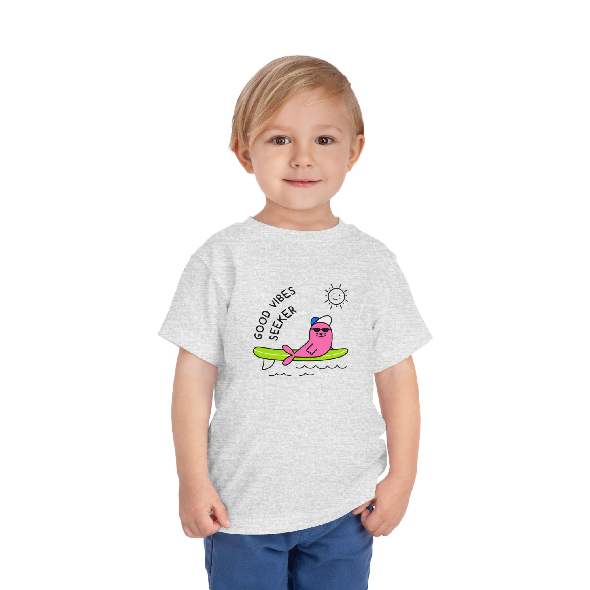 "Good Vibes Seeker" Toddler Tee
