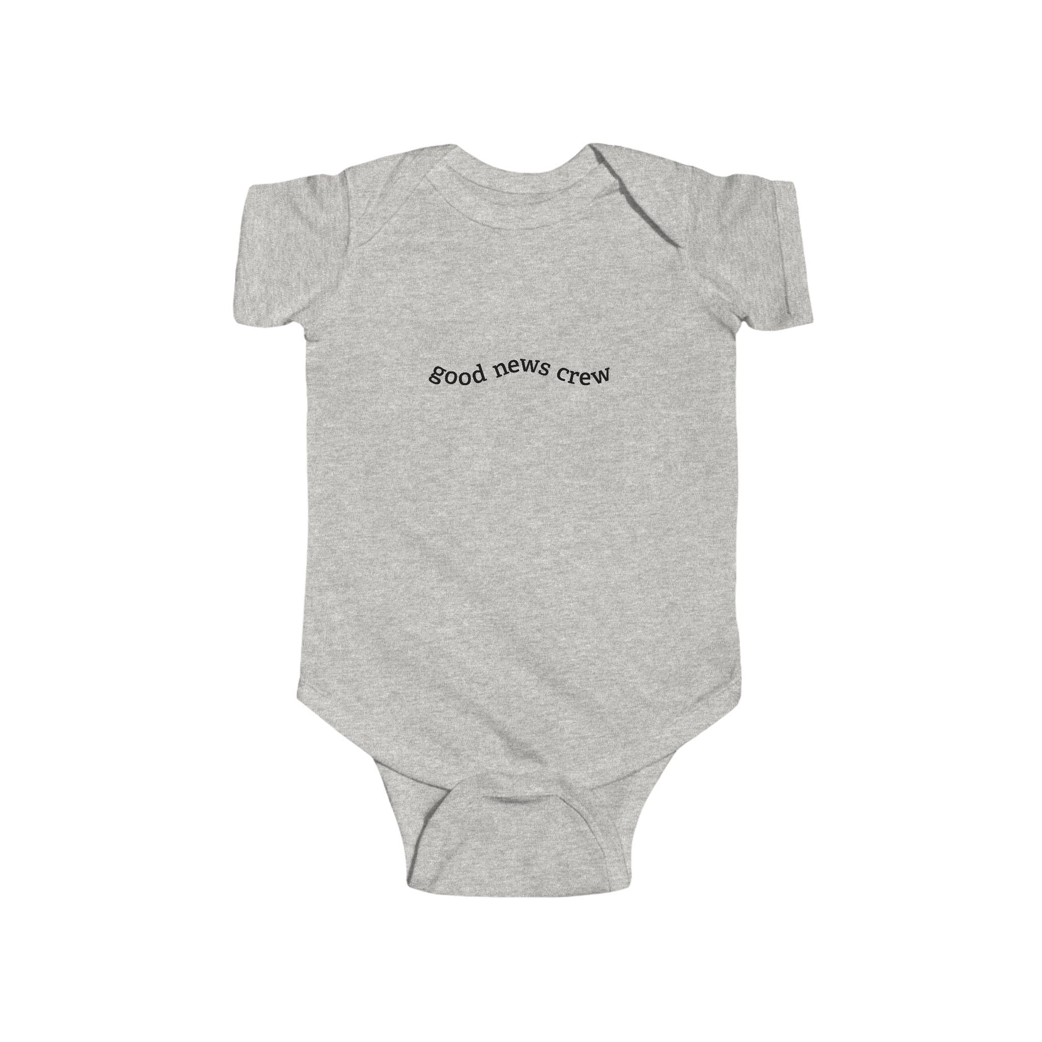 "Good News Crew" Baby Jersey Bodysuit