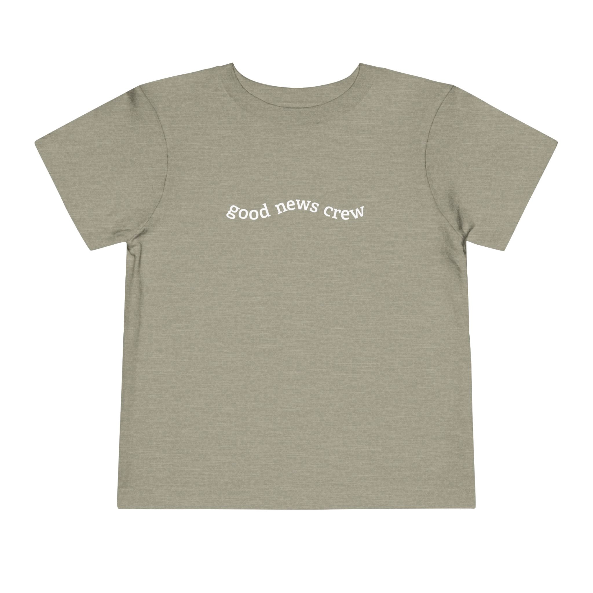 "Good News Crew" Toddler Short Sleeve Tee