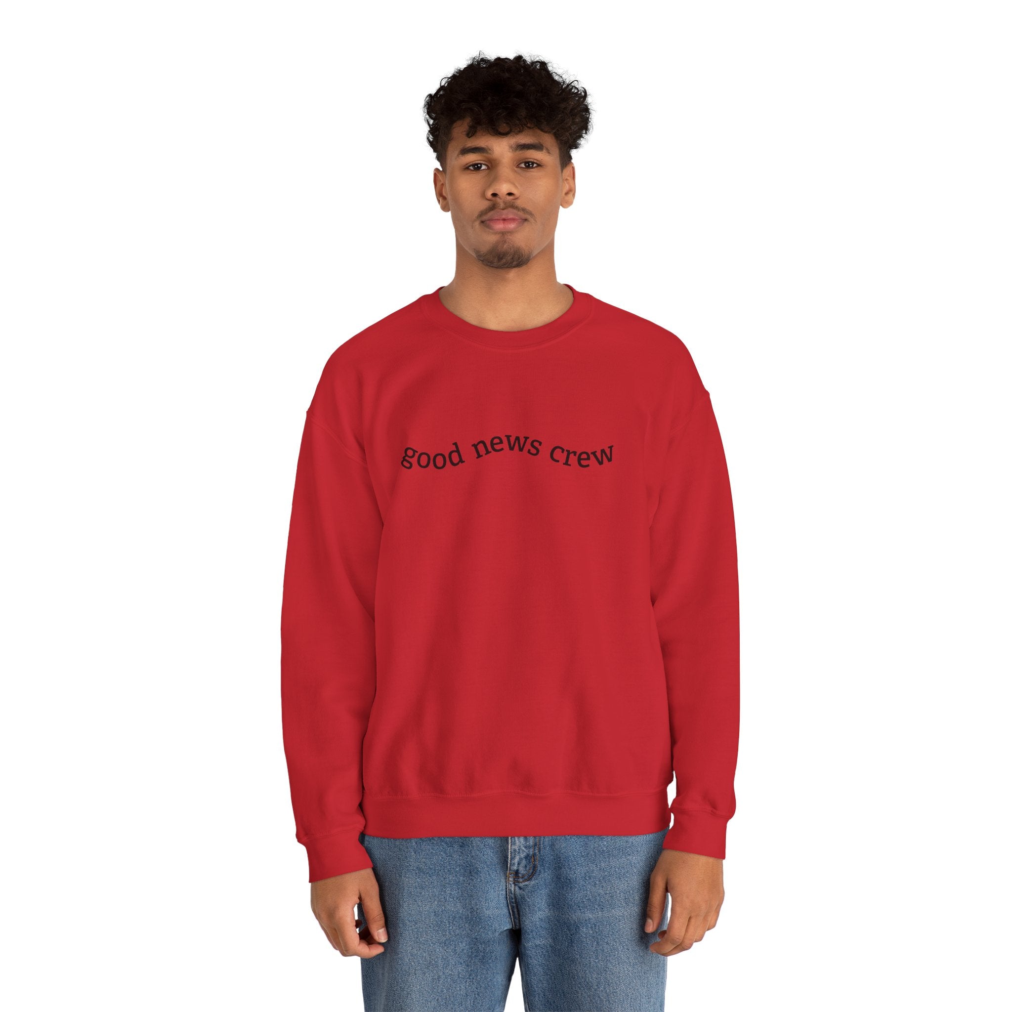 "Good News Crew" Unisex Crewneck Sweatshirt