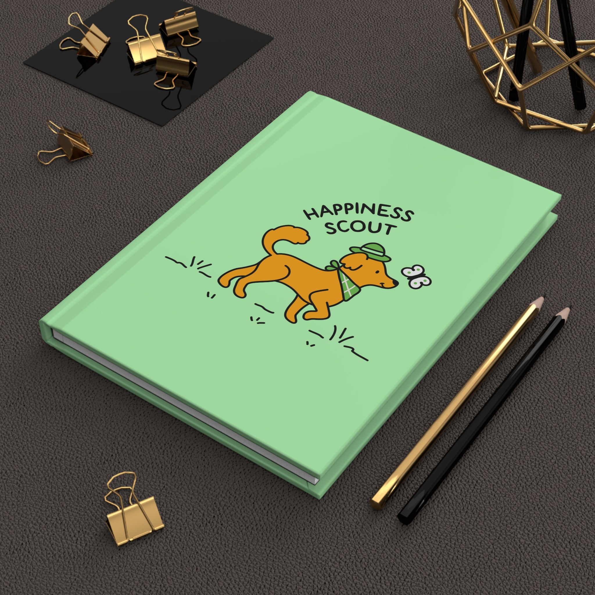 "Happiness Scout" Hardcover Journal
