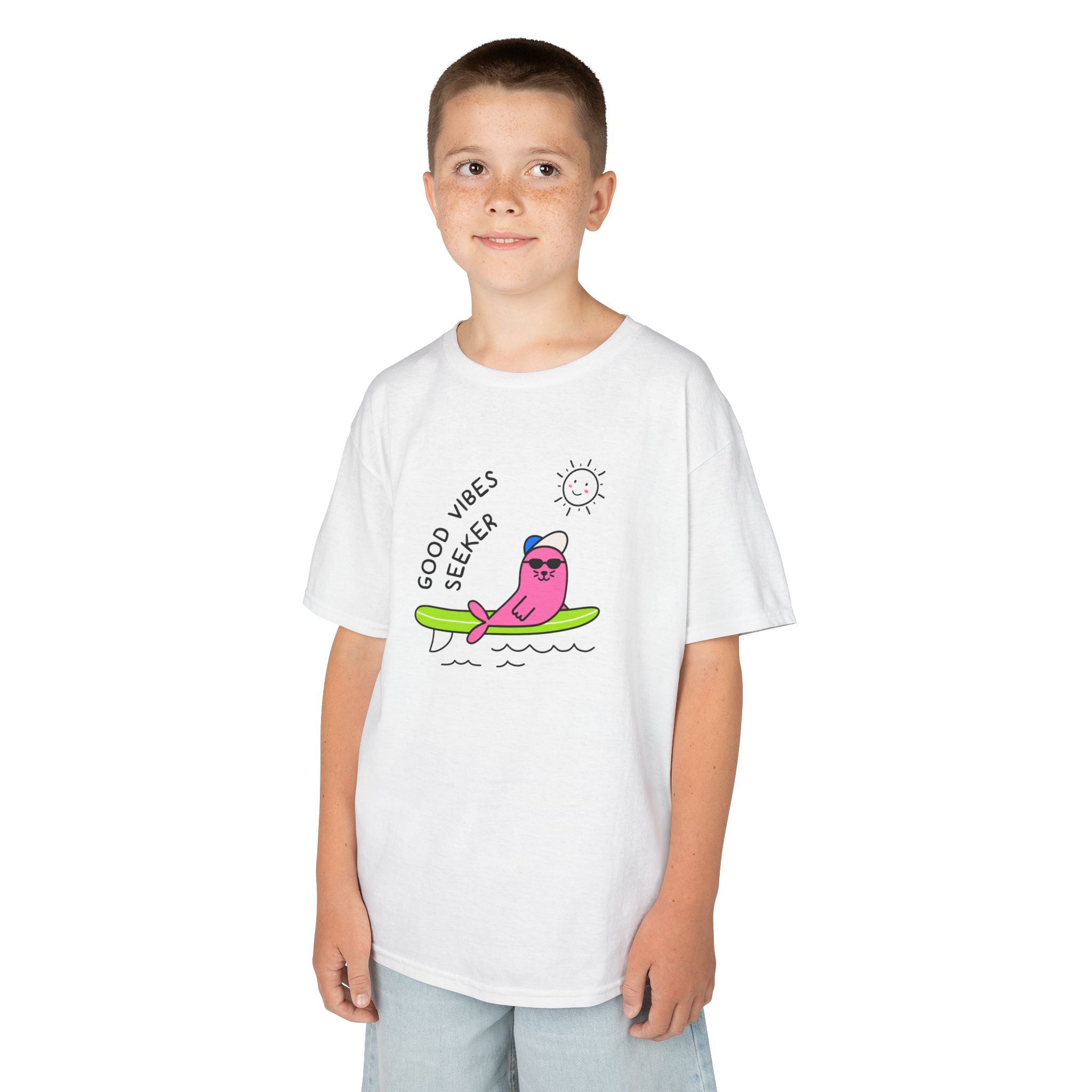 "Good Vibes Seeker" Kids Tee