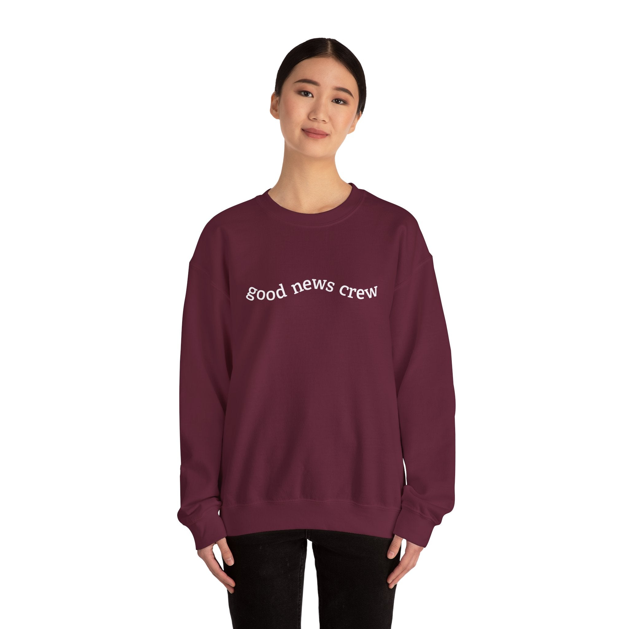"Good News Crew" Unisex Crewneck Sweatshirt
