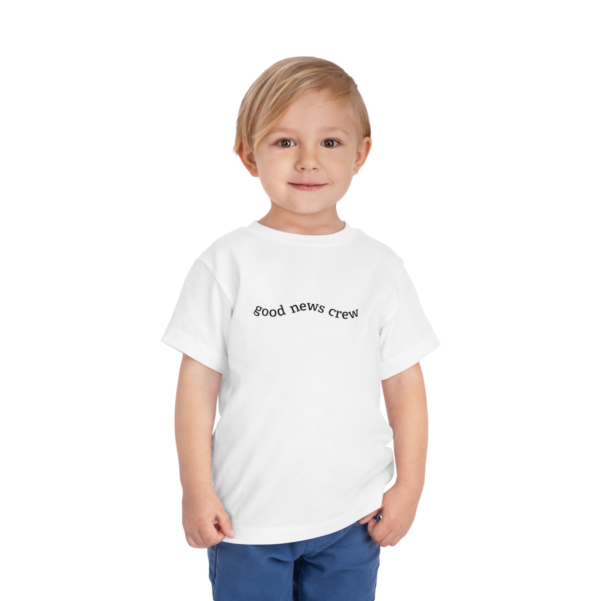 "Good News Crew" Toddler Short Sleeve Tee