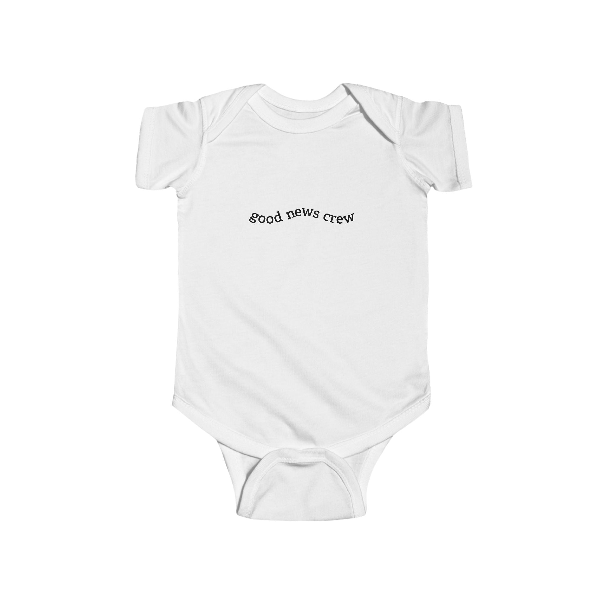 "Good News Crew" Baby Jersey Bodysuit