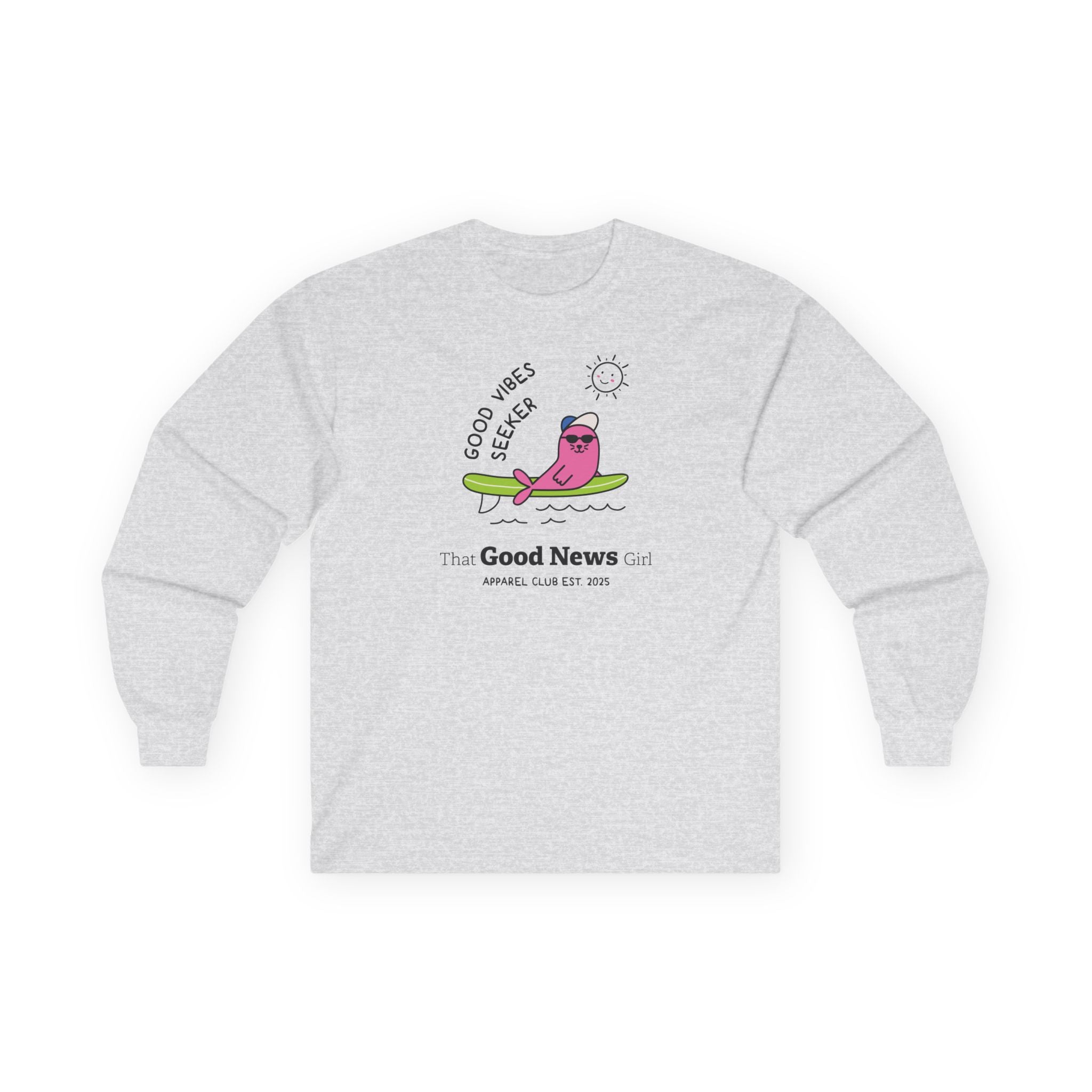 "Good Vibes Seeker" Unisex Long Sleeve Tee