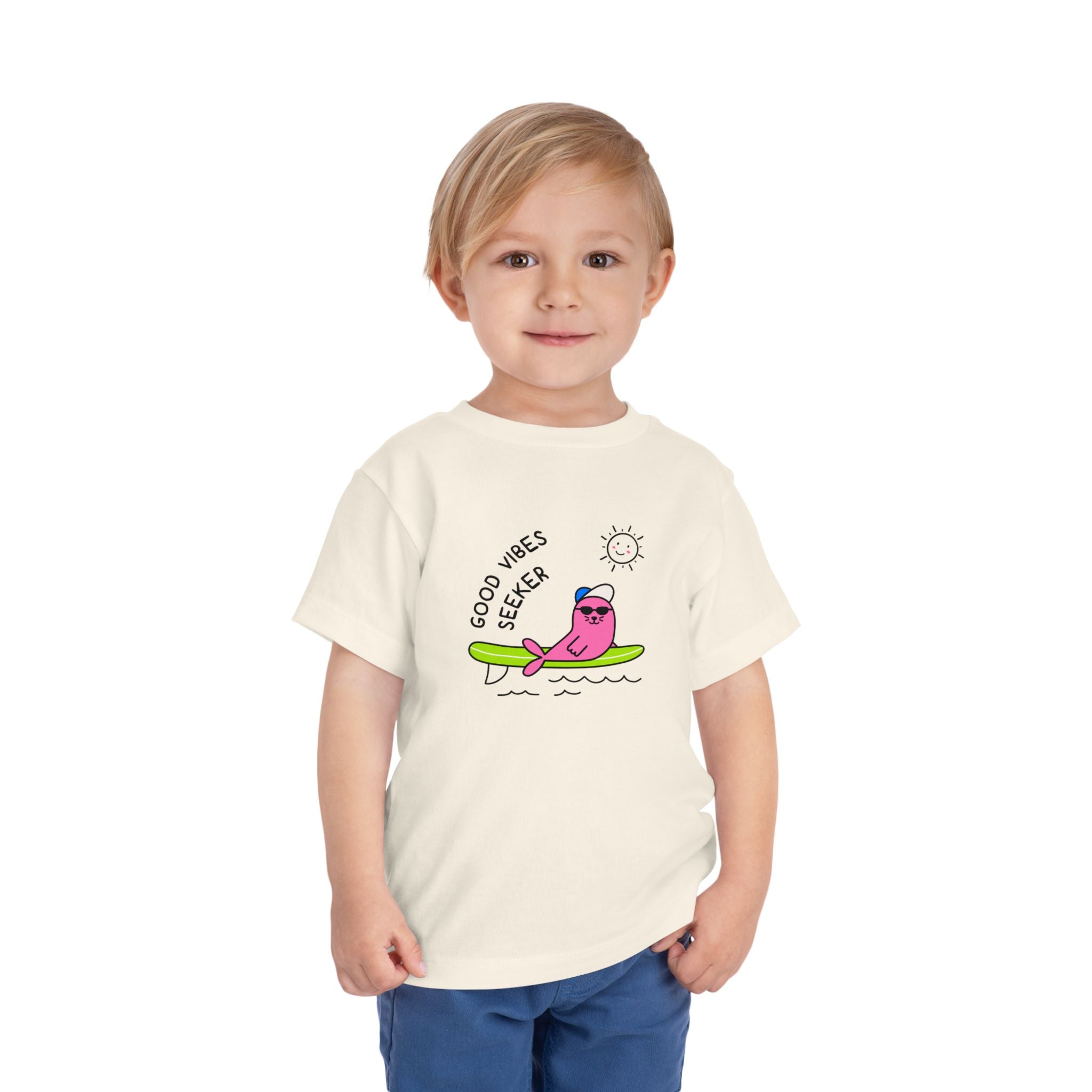 "Good Vibes Seeker" Toddler Tee
