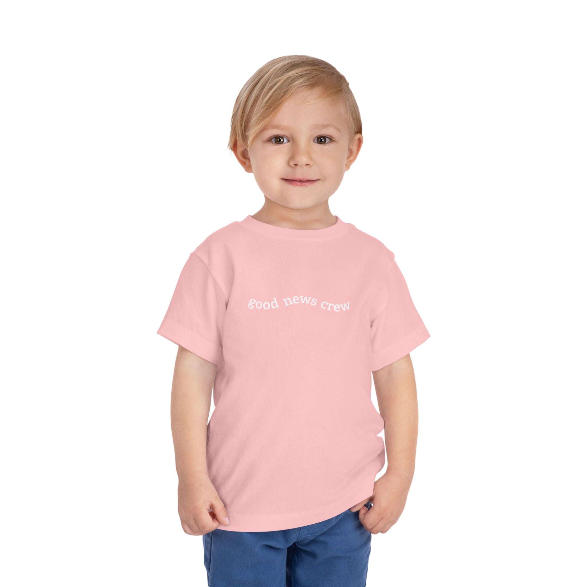 "Good News Crew" Toddler Short Sleeve Tee