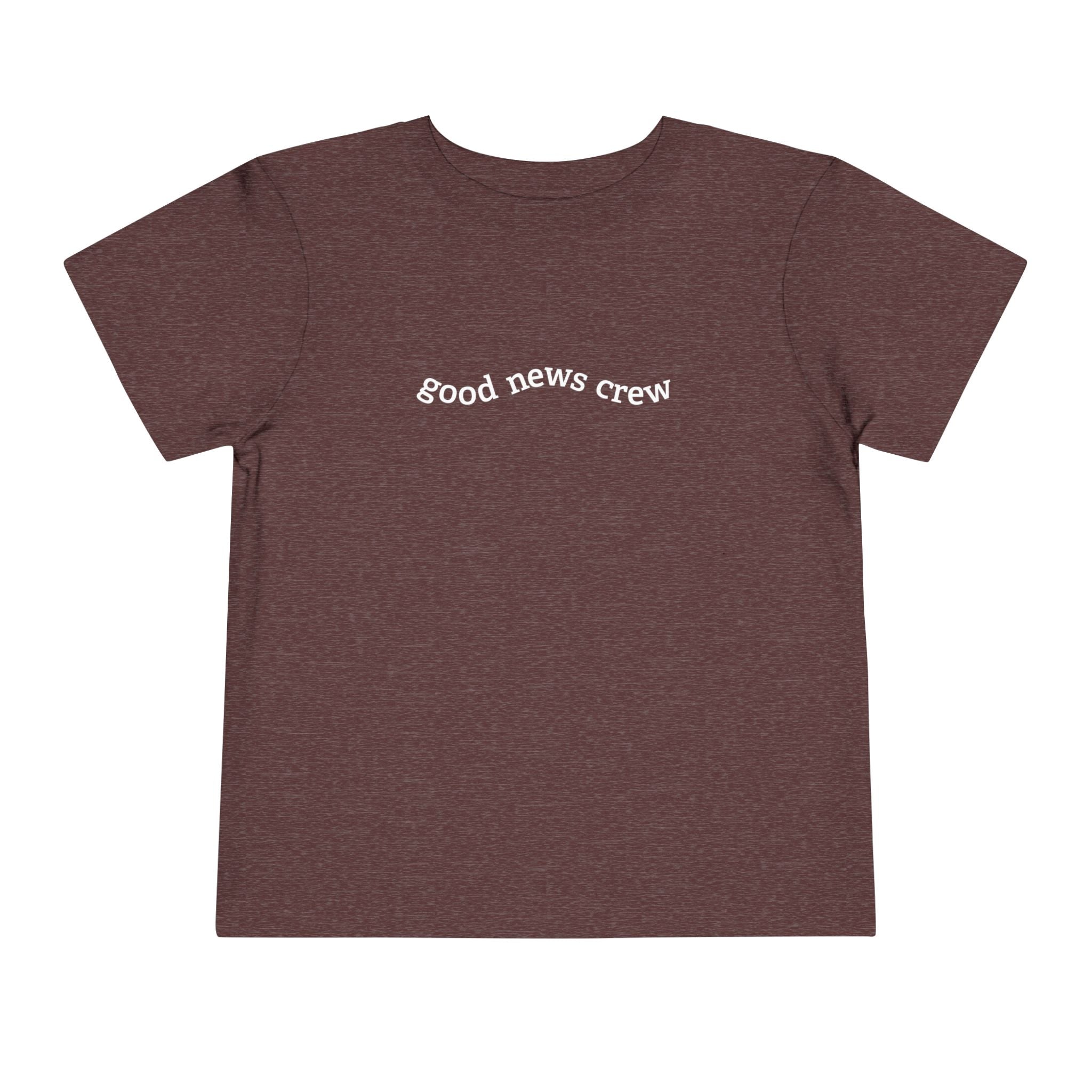 "Good News Crew" Toddler Short Sleeve Tee