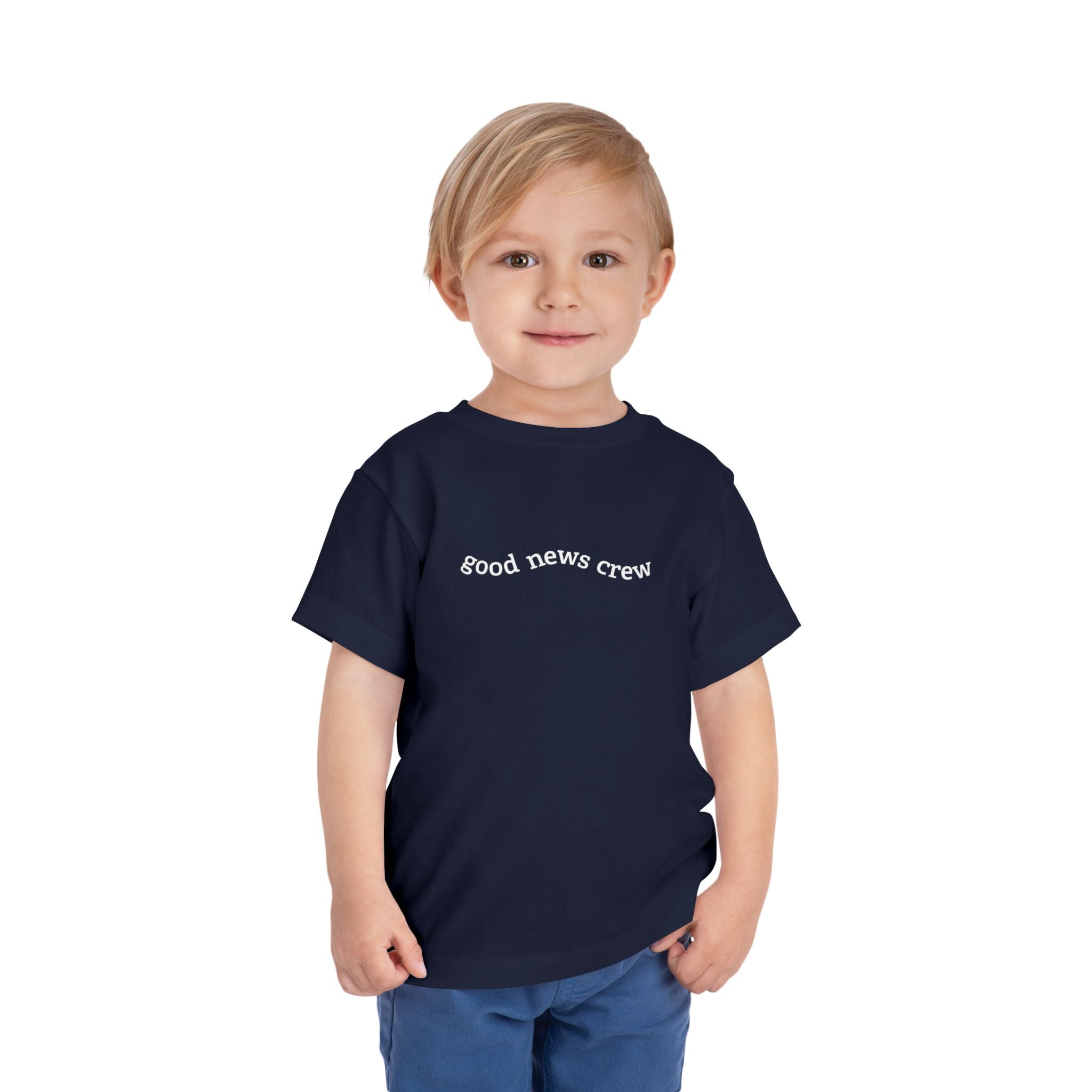 "Good News Crew" Toddler Short Sleeve Tee