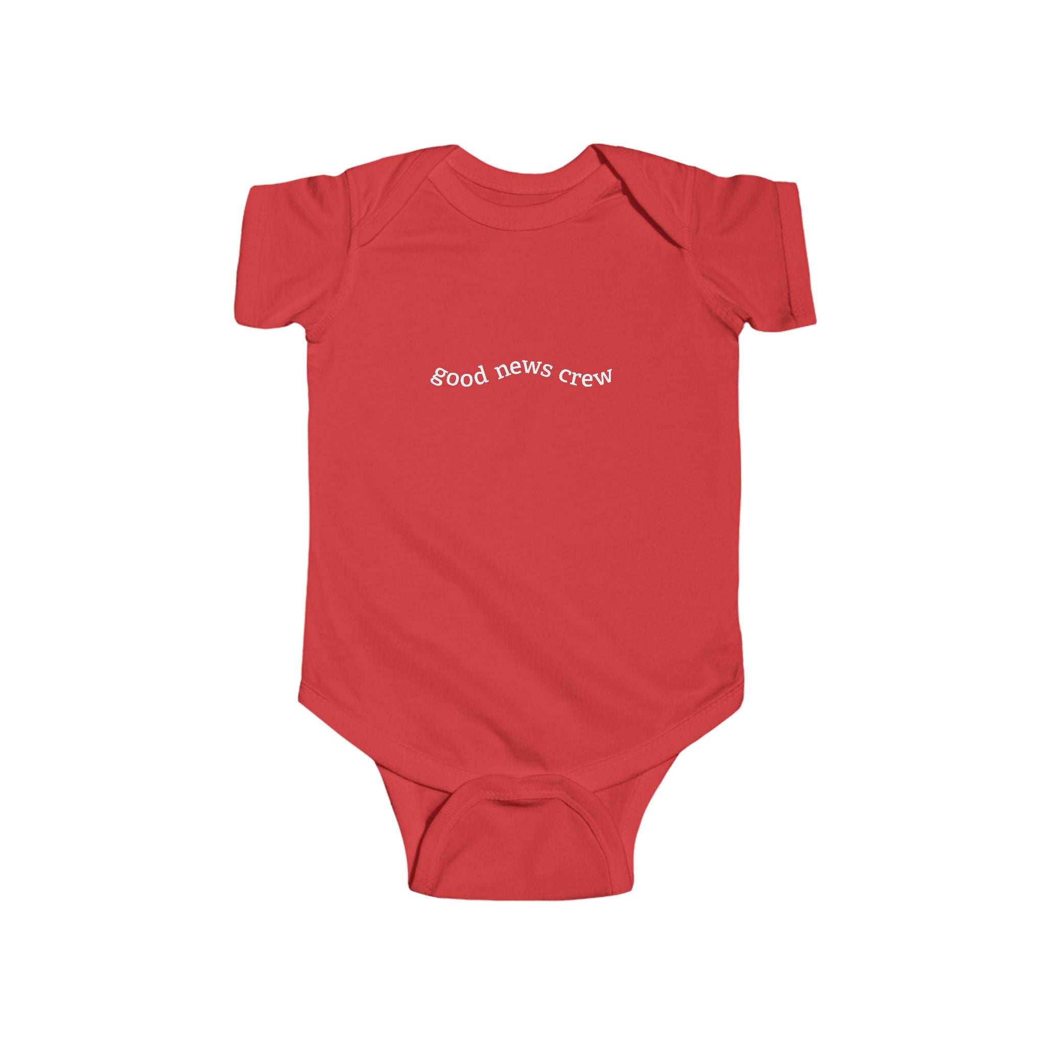"Good News Crew" Baby Jersey Bodysuit
