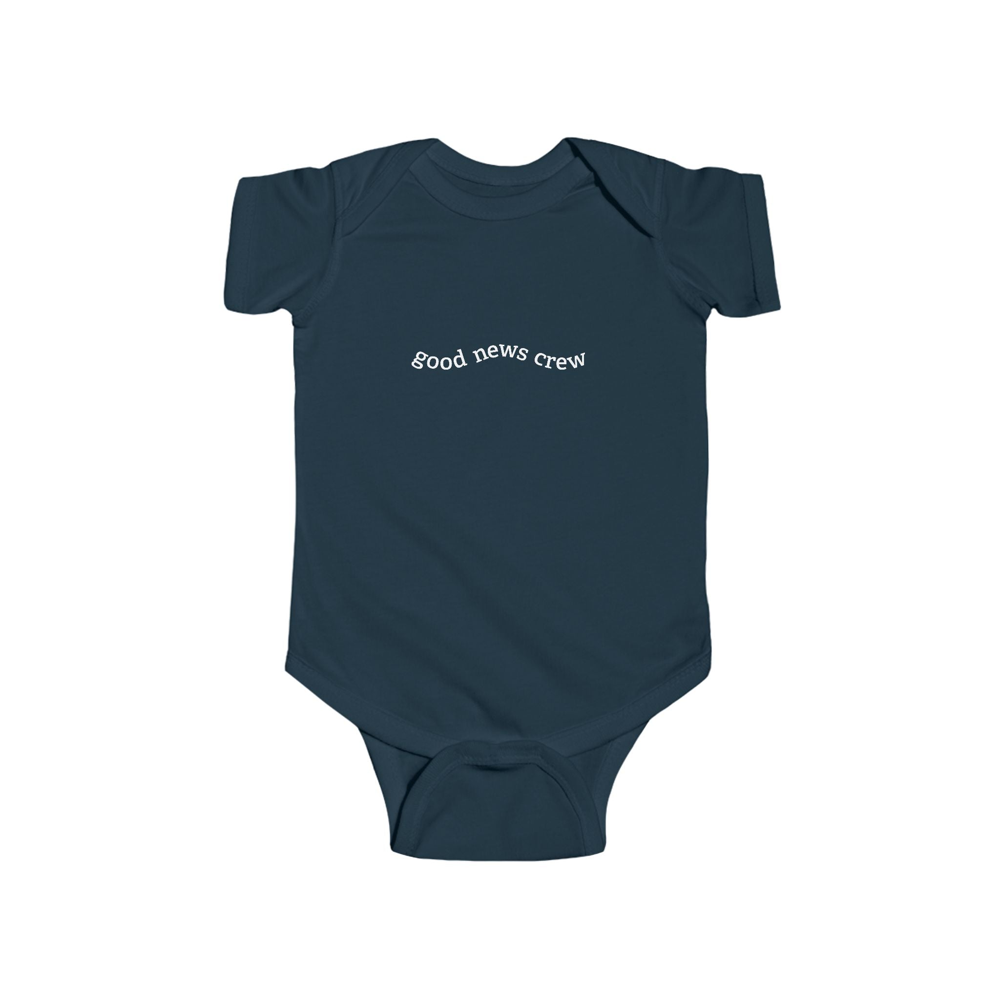 "Good News Crew" Baby Jersey Bodysuit