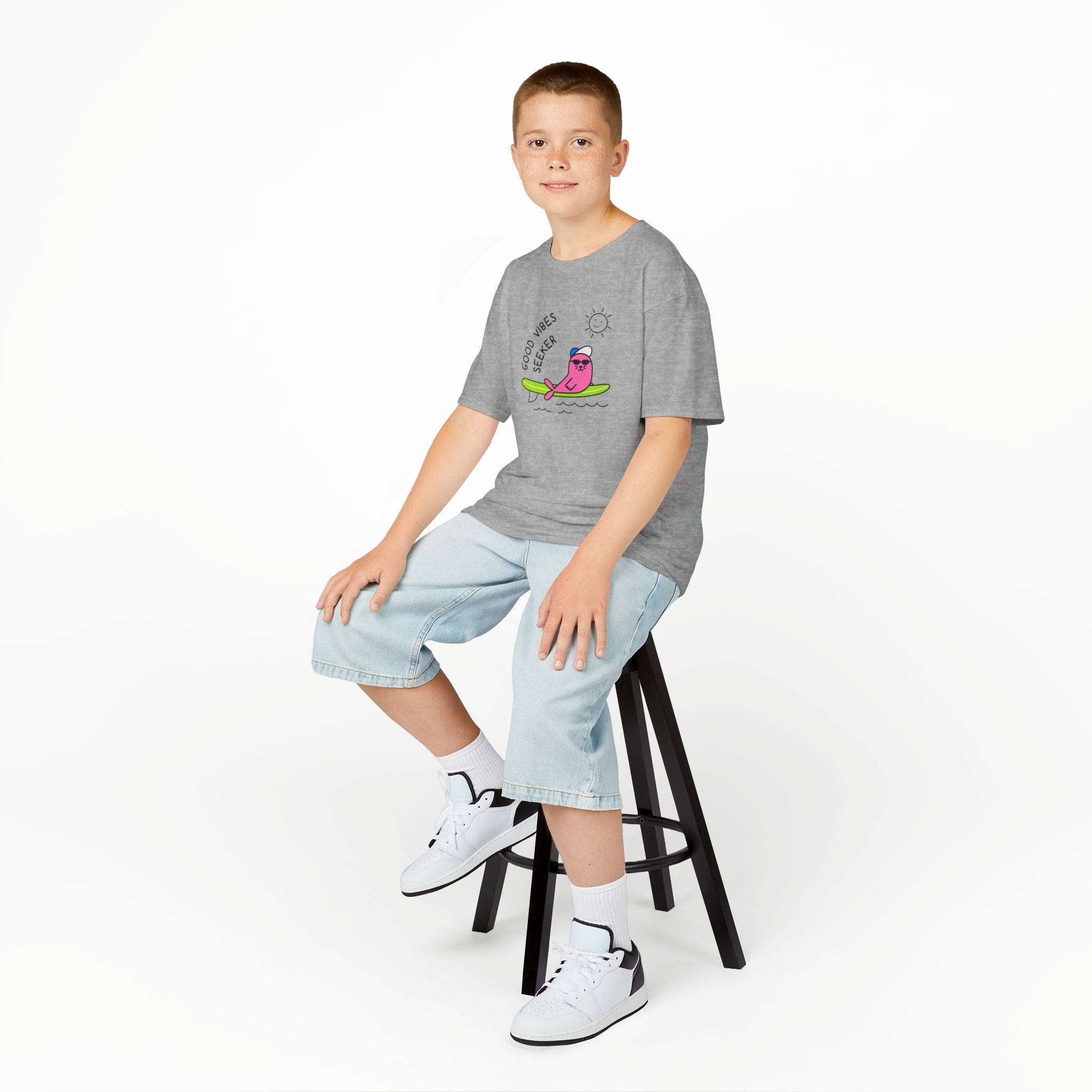"Good Vibes Seeker" Kids Tee